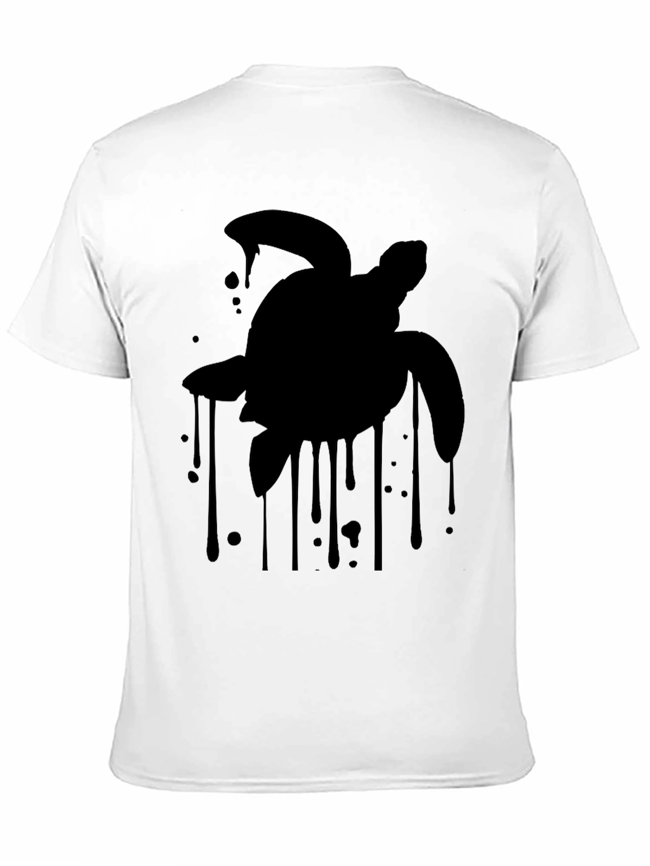 Black Turtle Drip Graphic Tee