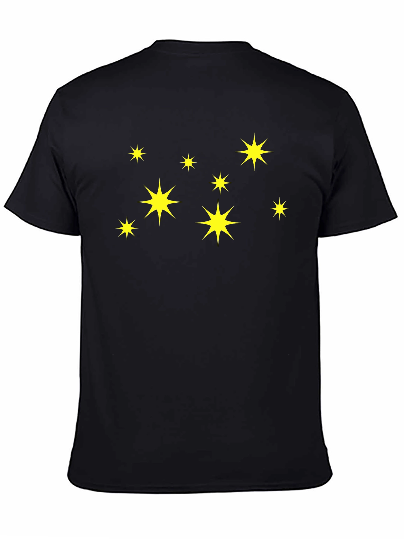 Starry Night Black T-Shirt - Casual Comfort