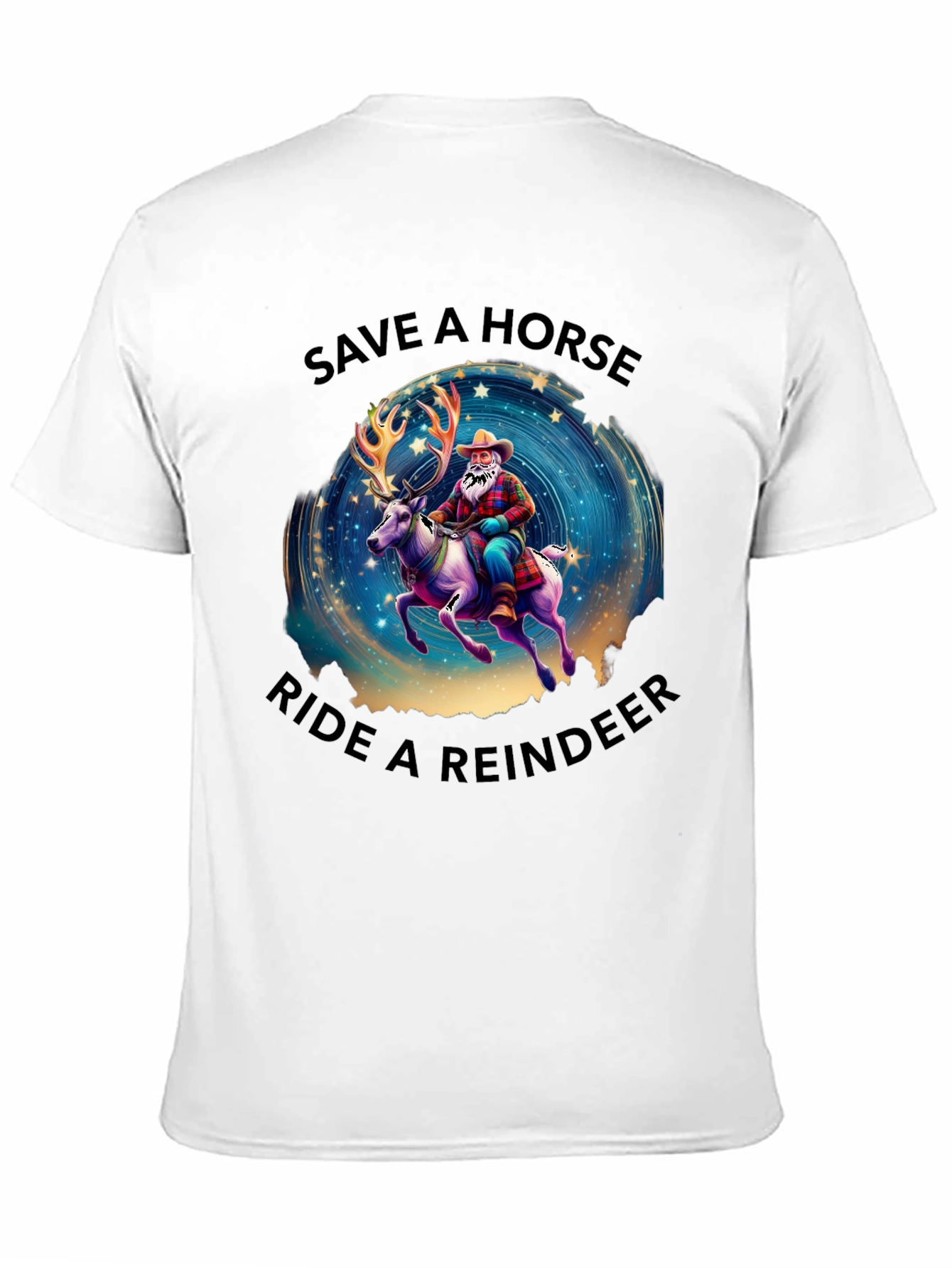 Save a Horse Ride a Reindeer Graphic Tee