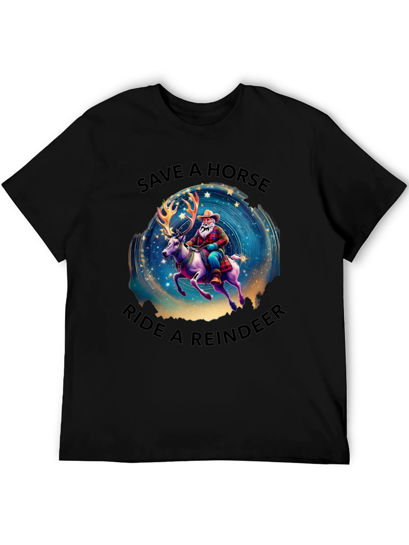 Save a Horse Ride a Reindeer Graphic Tee