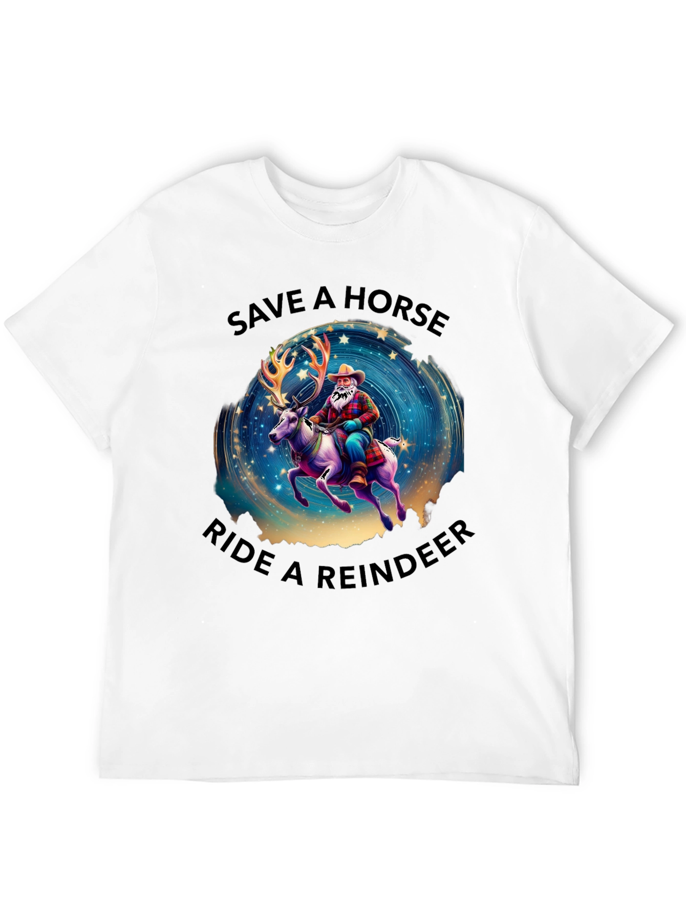 Save a Horse Ride a Reindeer Graphic Tee