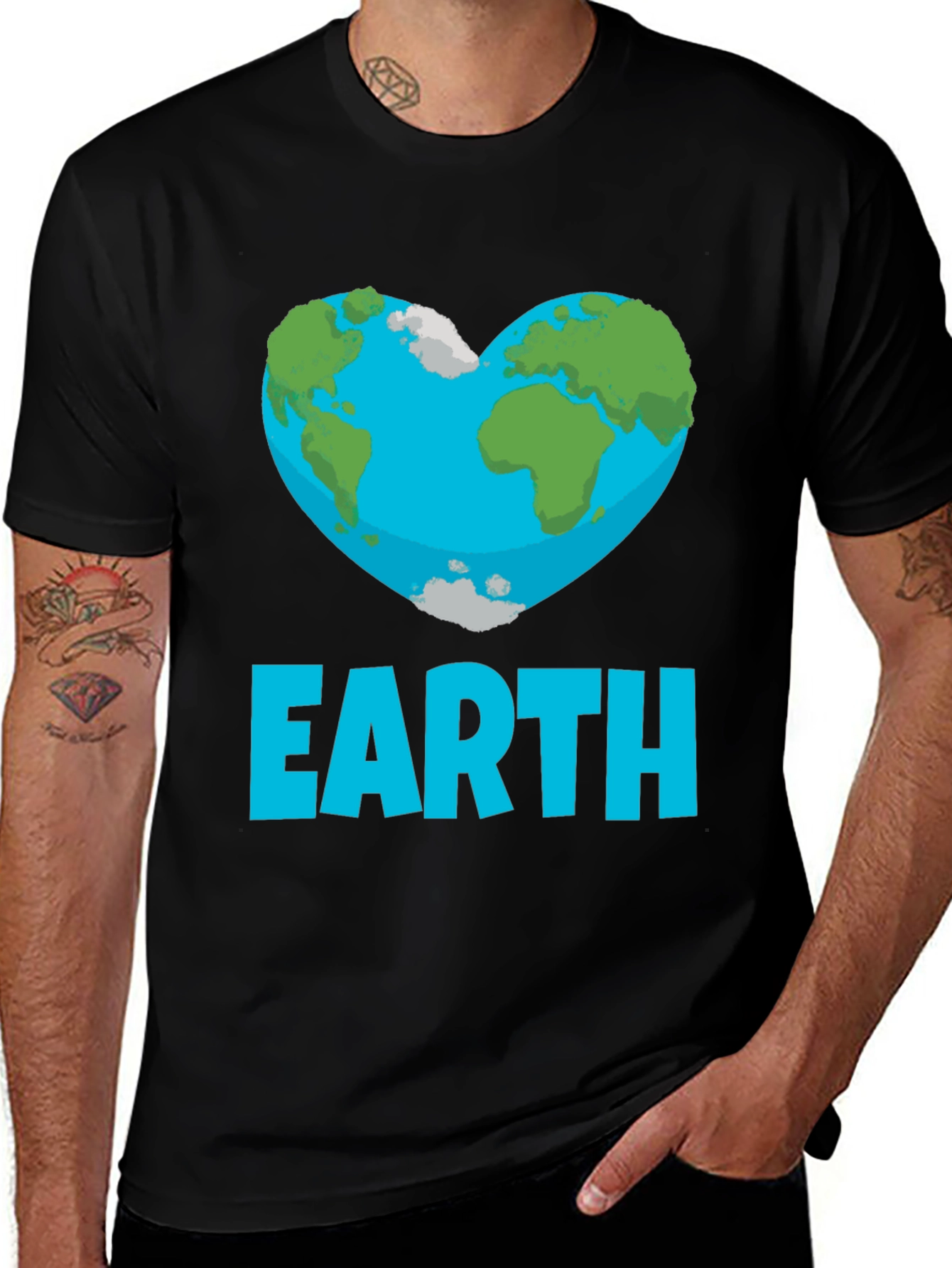 Earth Heart Graphic T-Shirt
