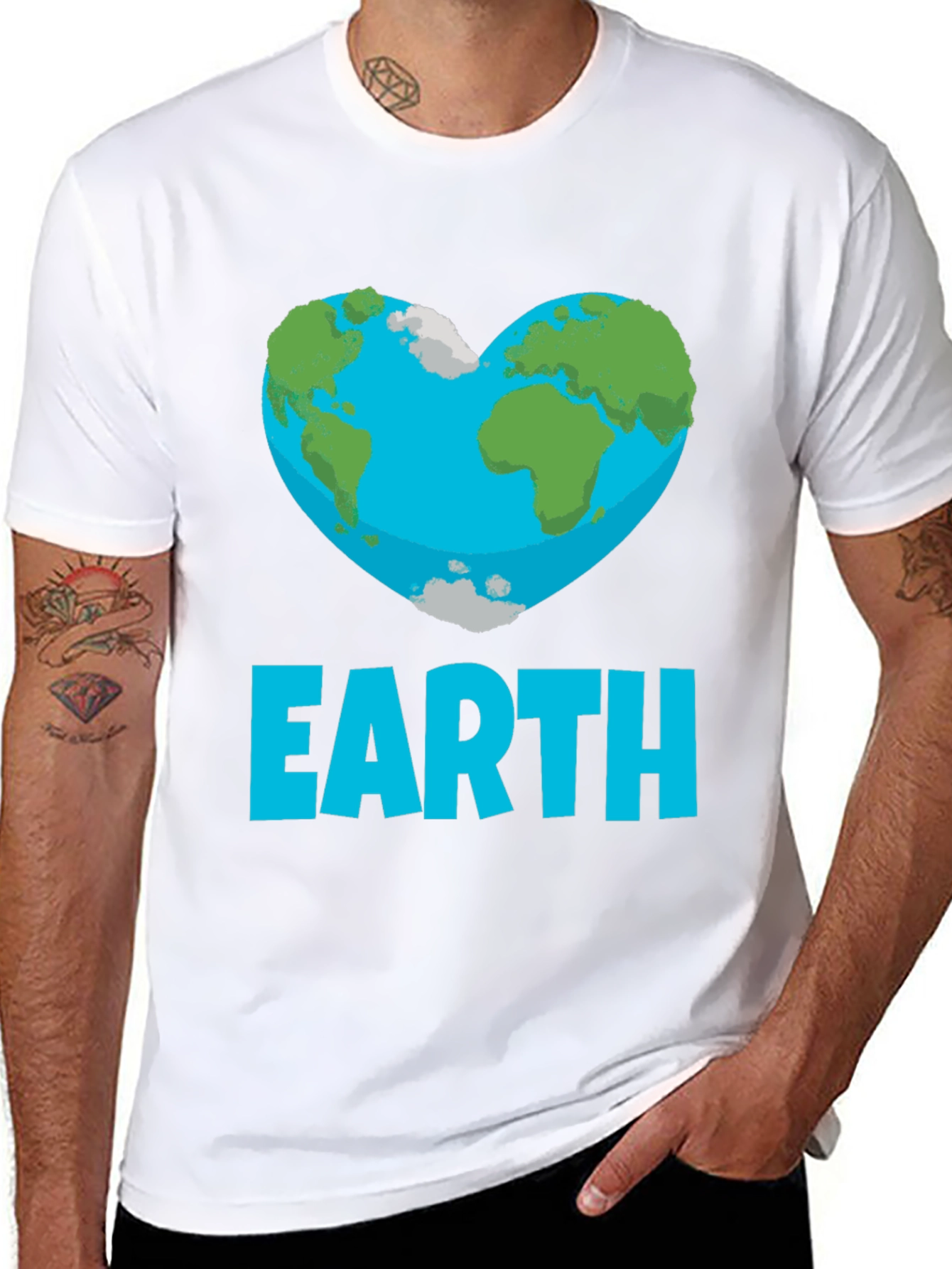 Earth Heart Graphic T-Shirt