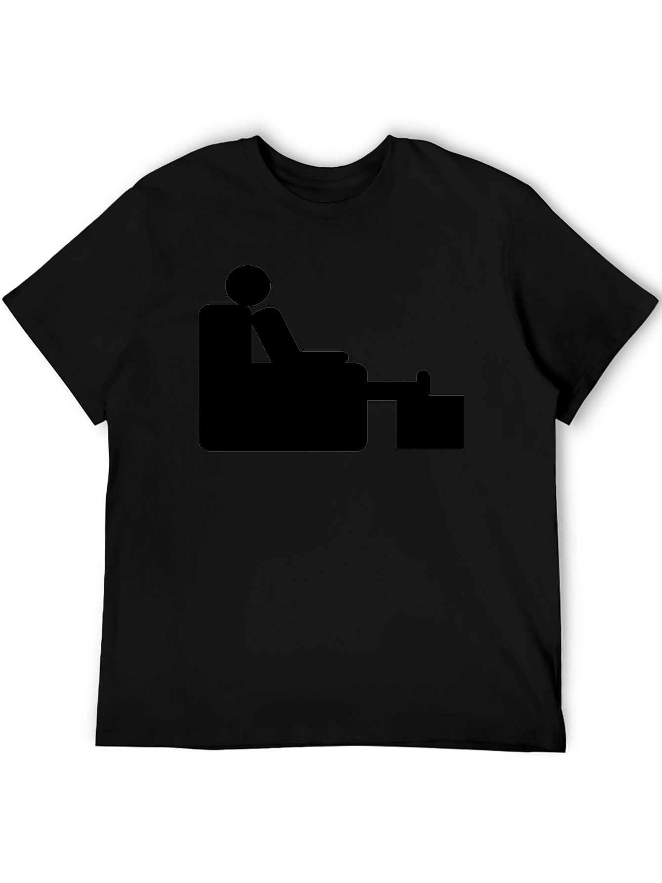 Black Graphic Tee - Office Humor