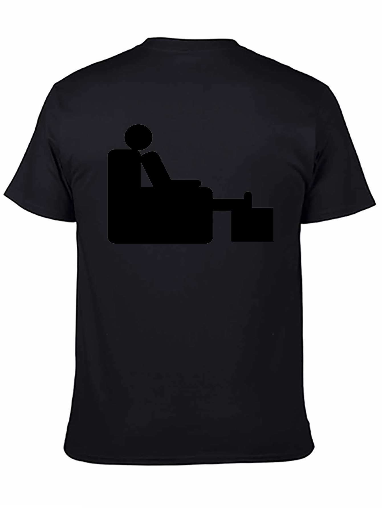 Black Graphic Tee - Office Humor