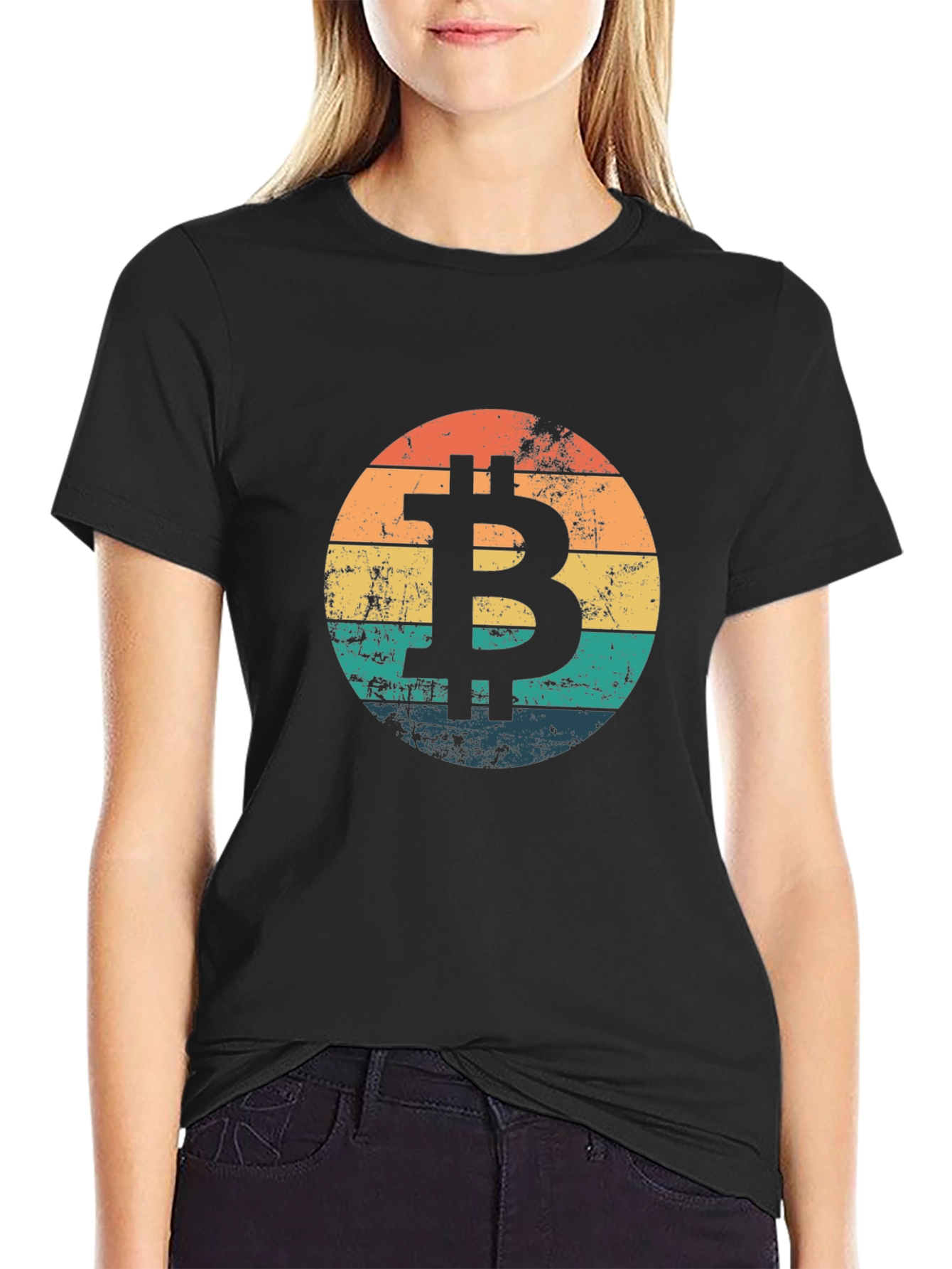 Bitcoin Retro Sunset T-Shirt
