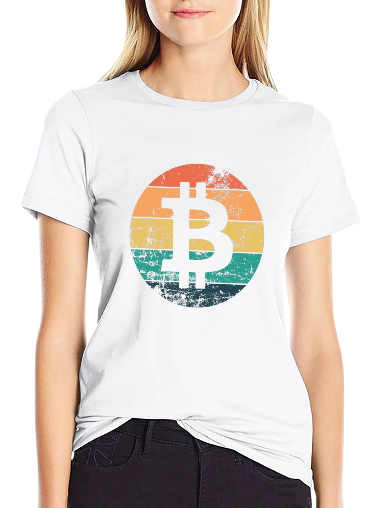Bitcoin Retro Sunset T-Shirt