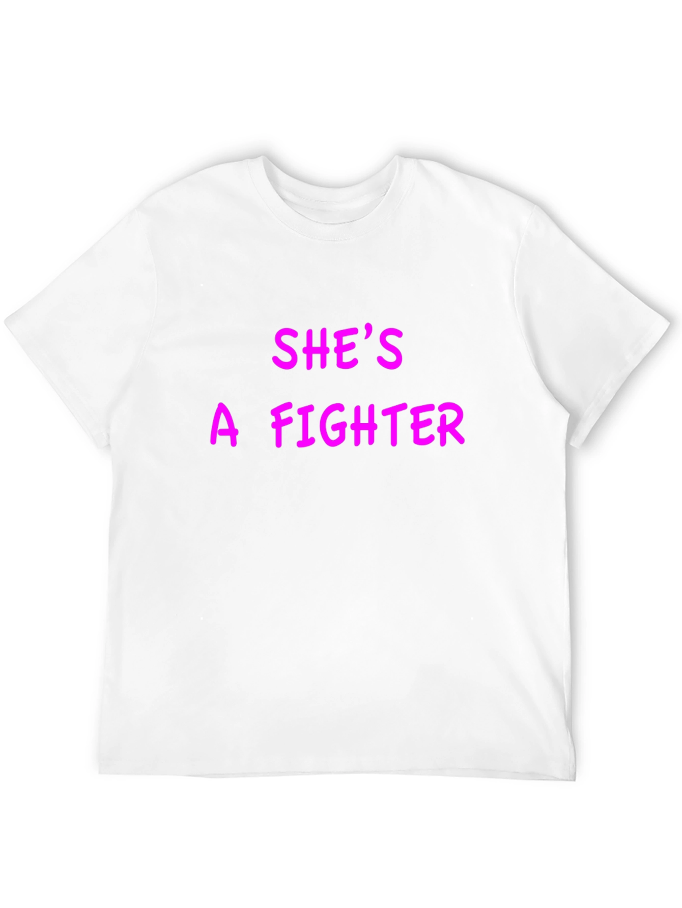 Shes A Fighter Graphic Tee - Black