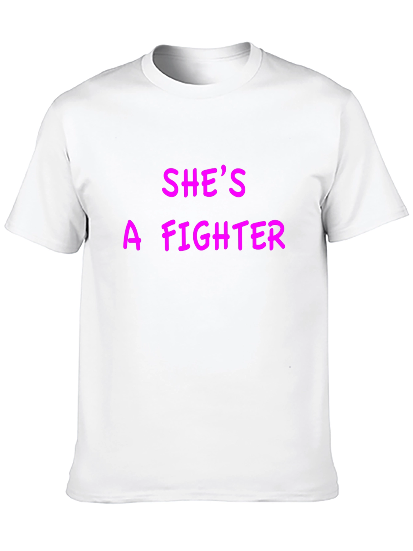 Shes A Fighter Graphic Tee - Black