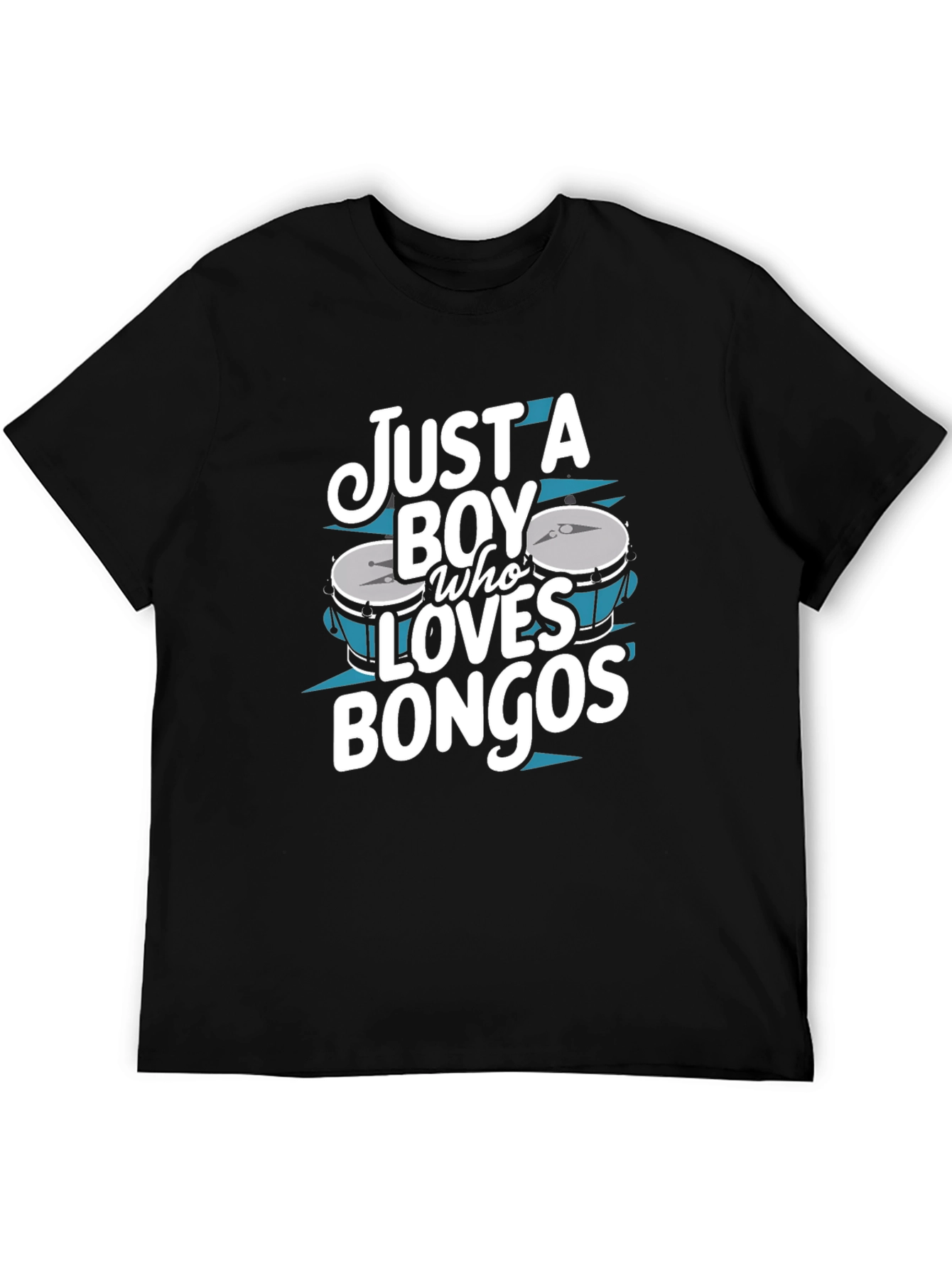 Just a Boy Who Loves Bongos T-Shirt