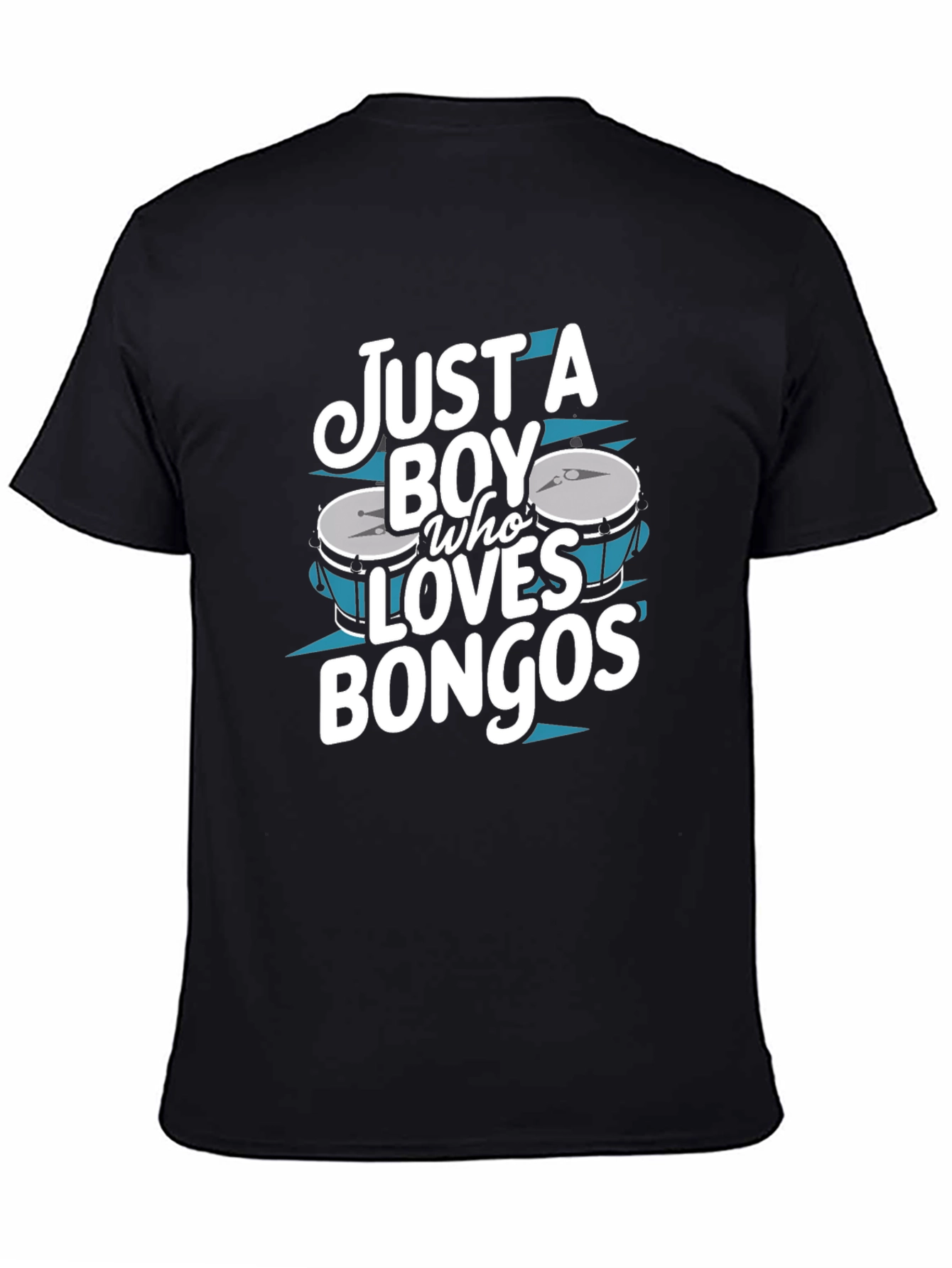 Just a Boy Who Loves Bongos T-Shirt