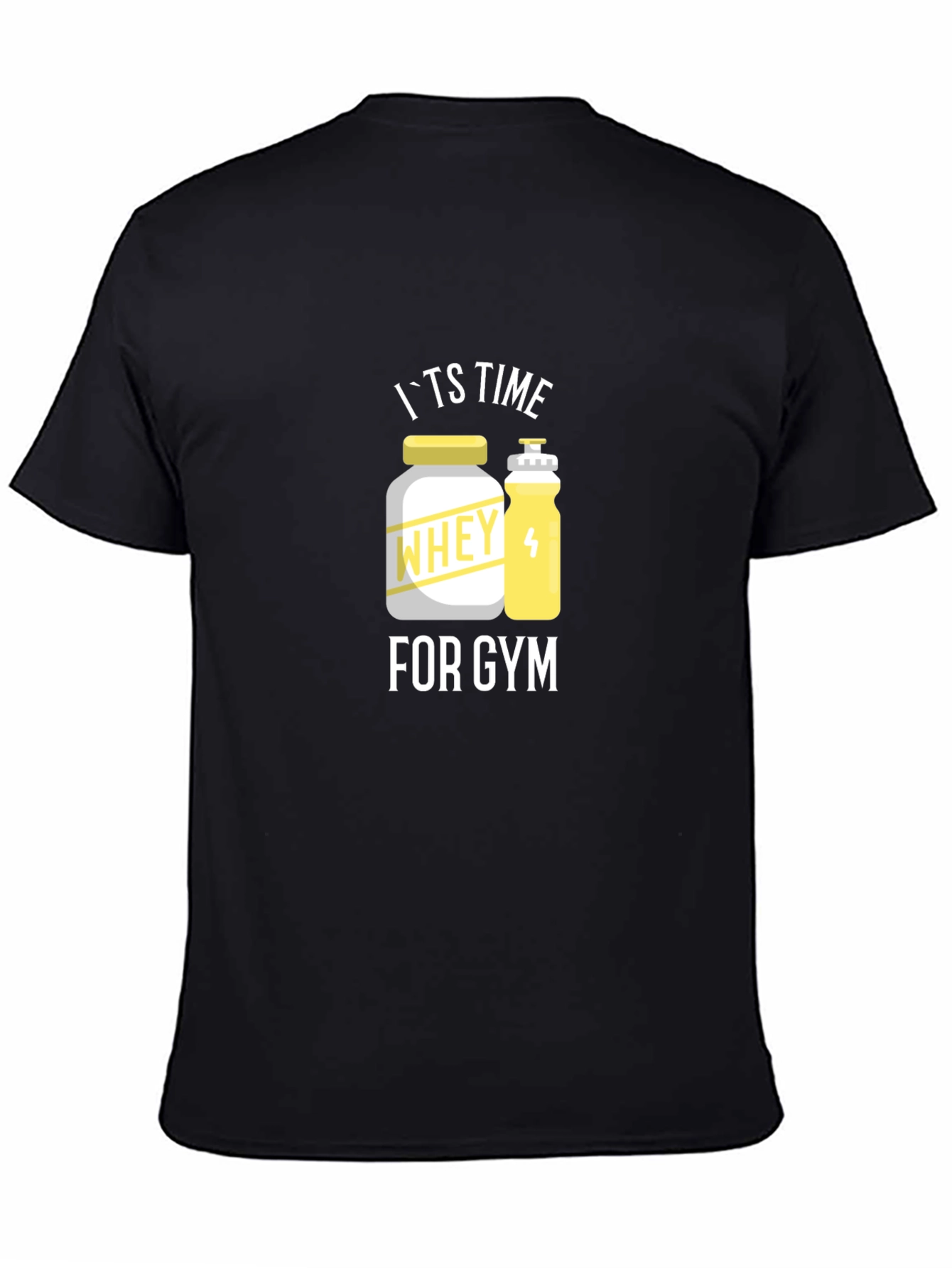 Its Time for Gym T-Shirt - Black