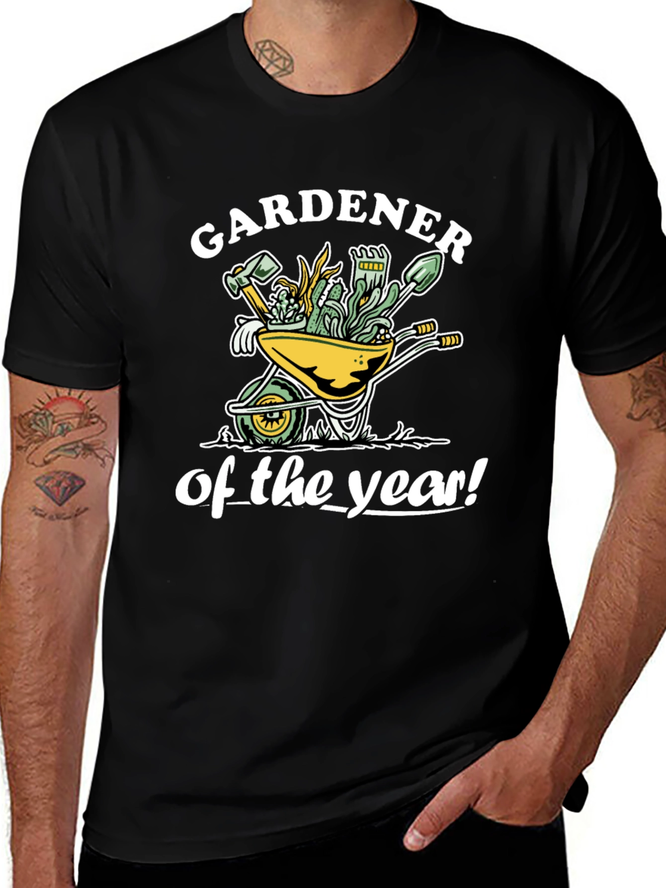 Gardener of the Year Black T-Shirt