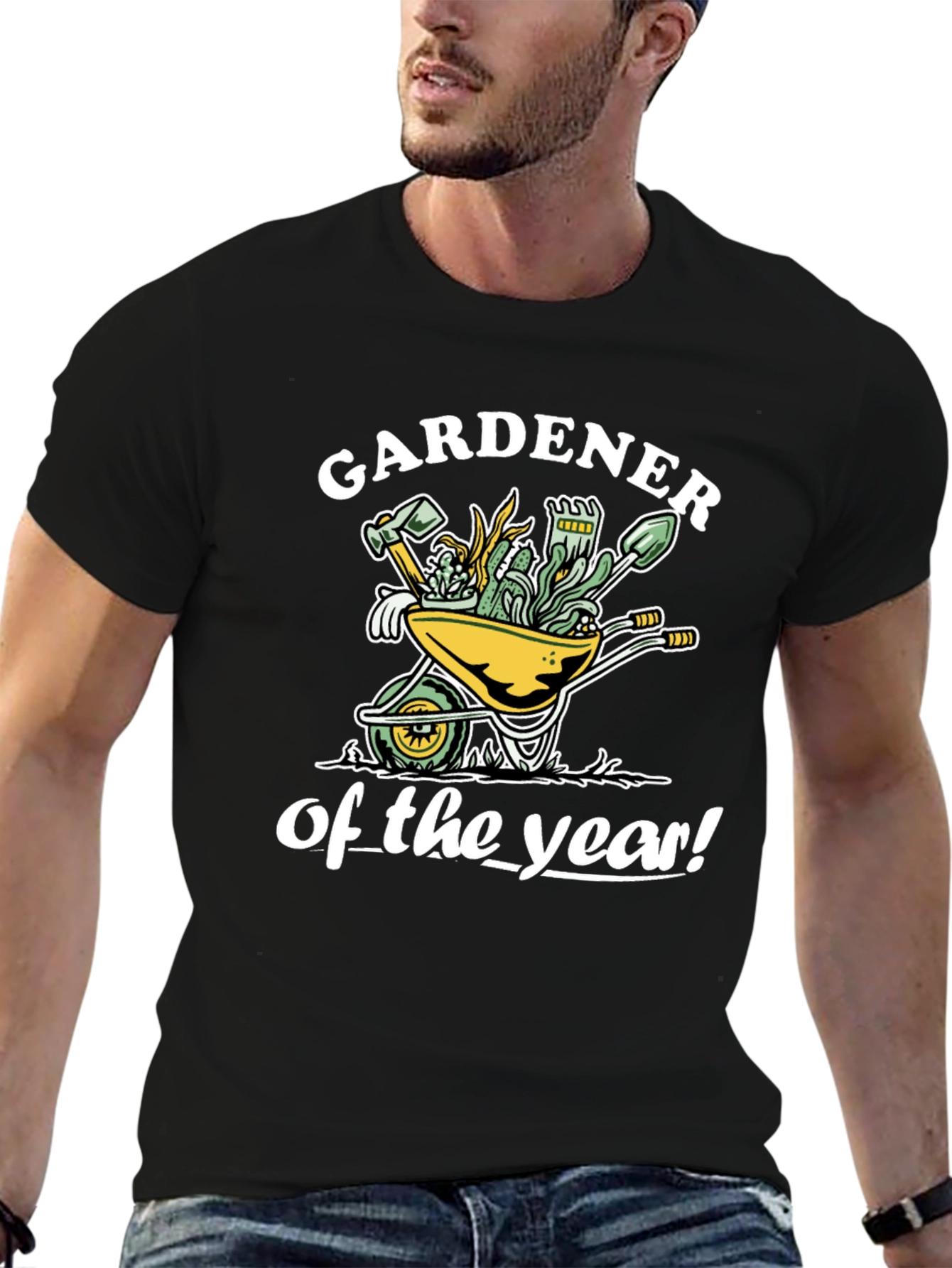 Gardener of the Year Black T-Shirt