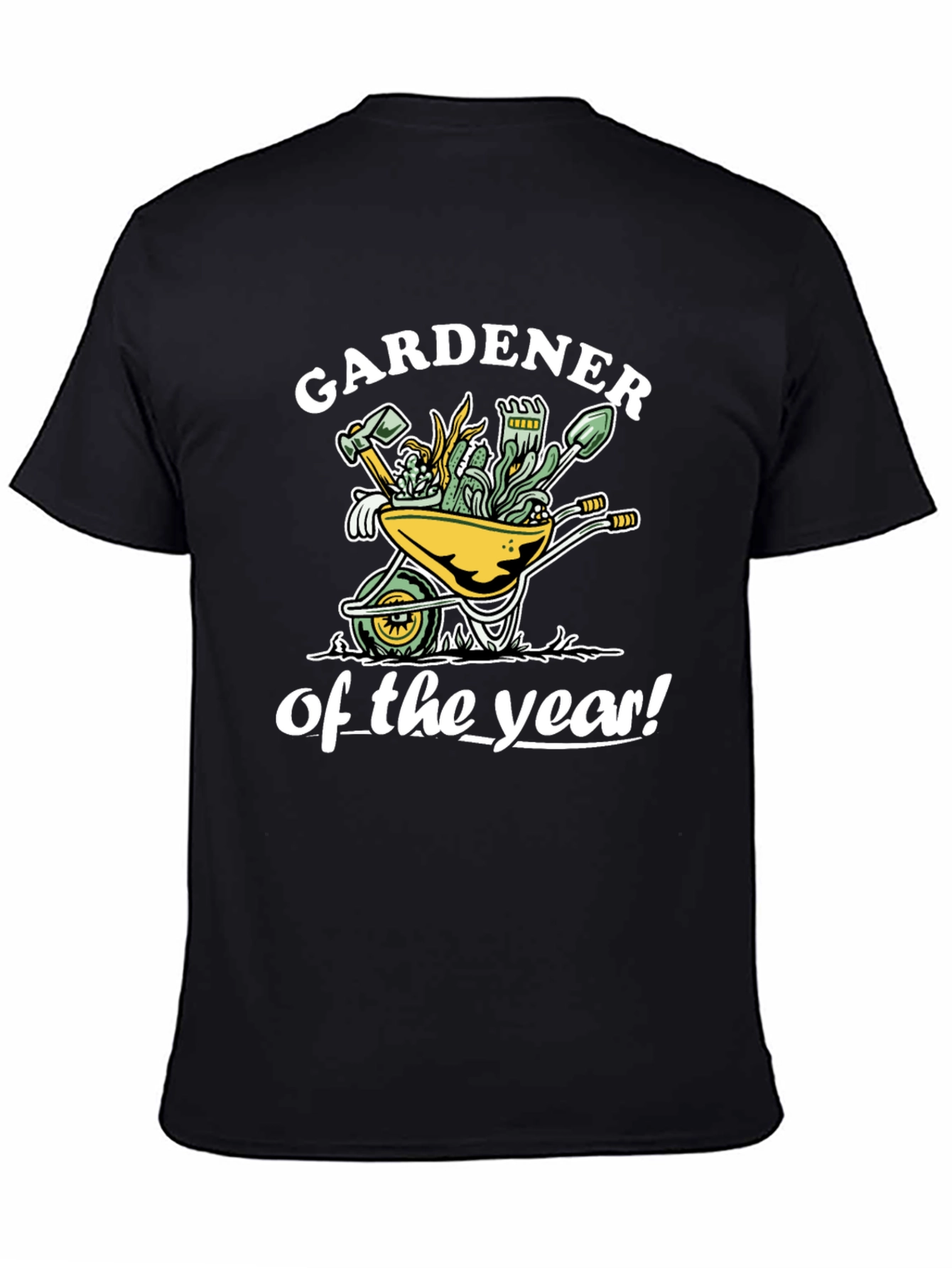 Gardener of the Year Black T-Shirt