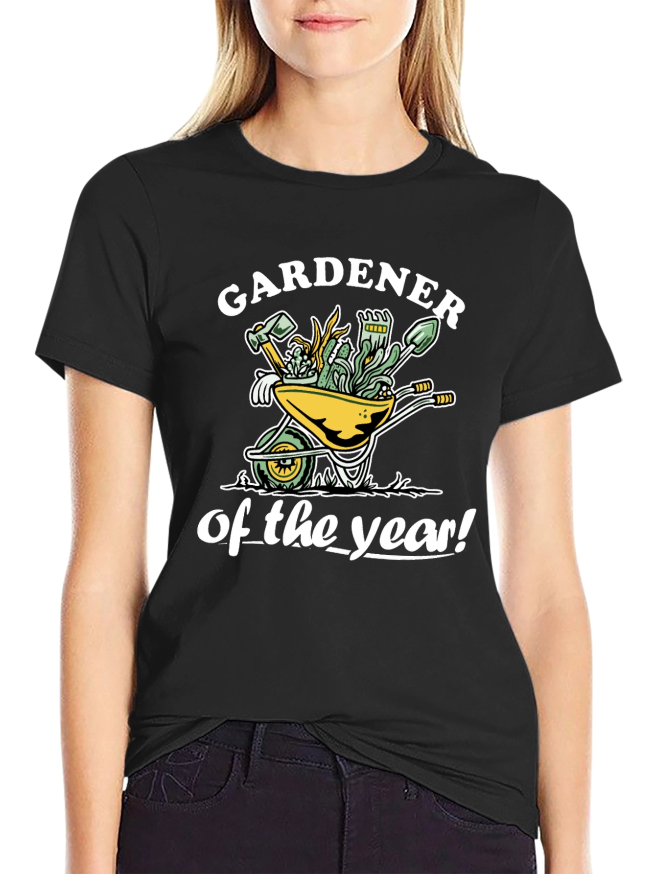 Gardener of the Year Black T-Shirt