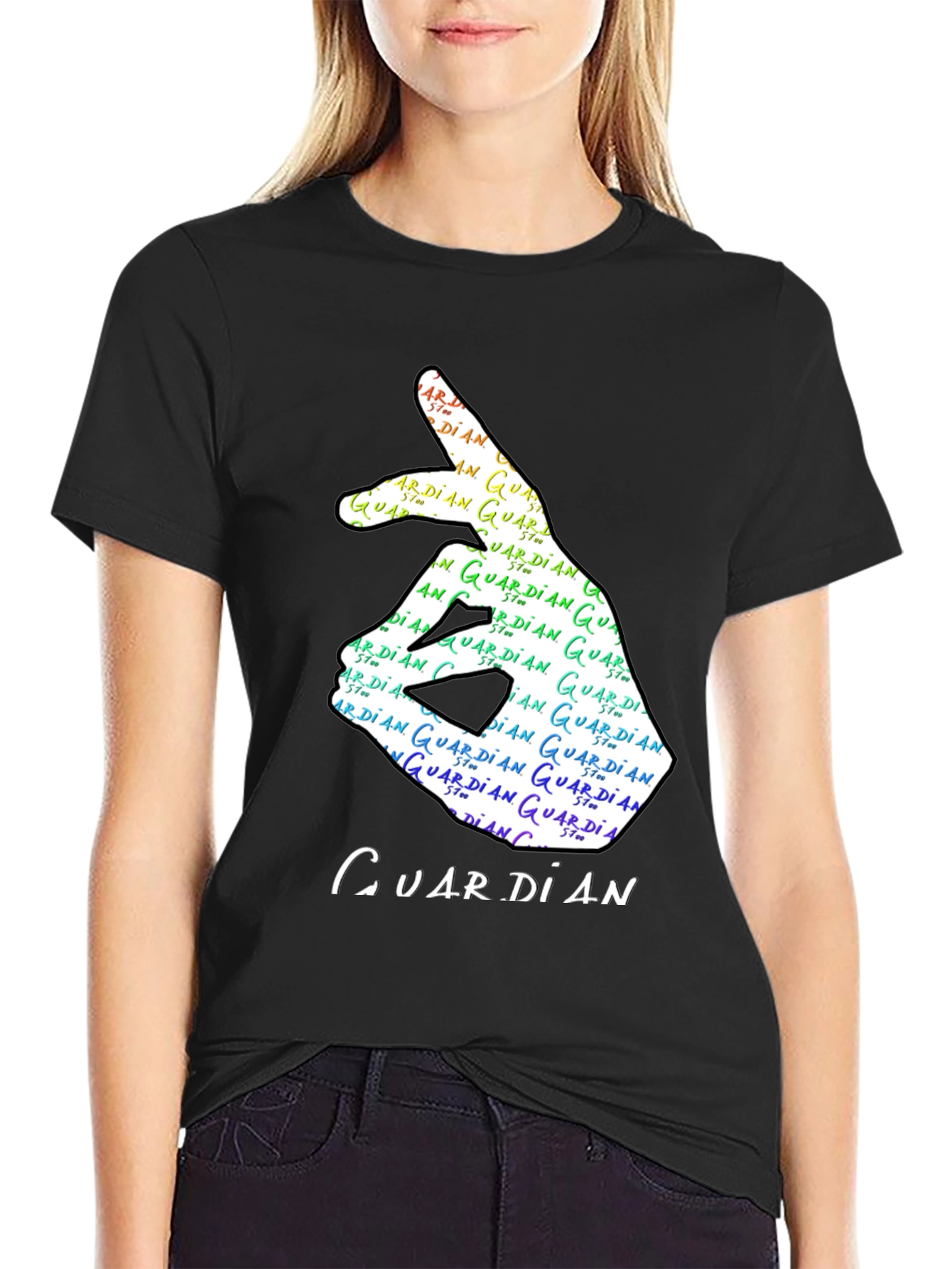 Guardian Hand Graphic Tee - Stylish Mens T-Shirt