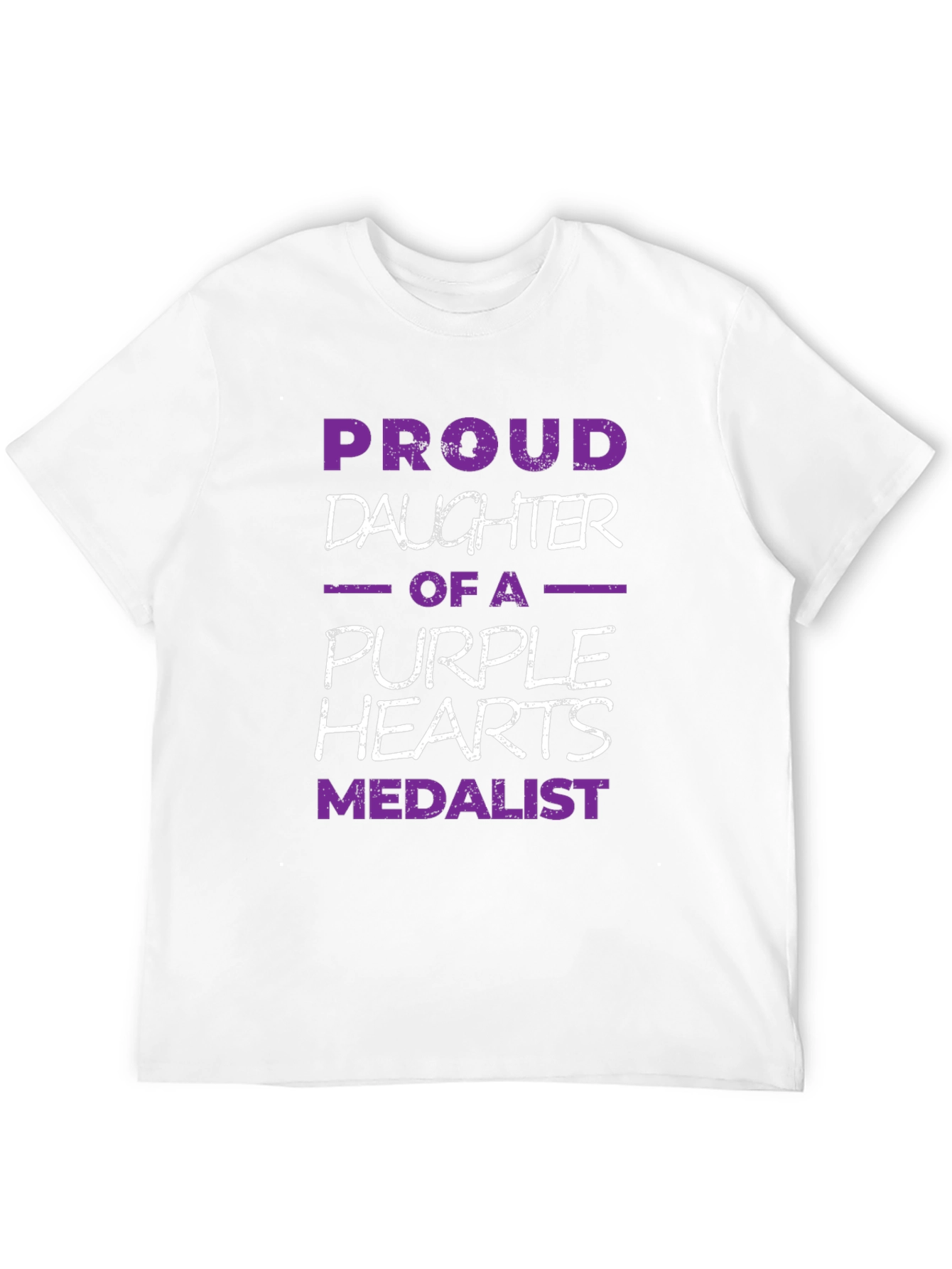 Proud Daughter Purple Heart Medalist T-Shirt