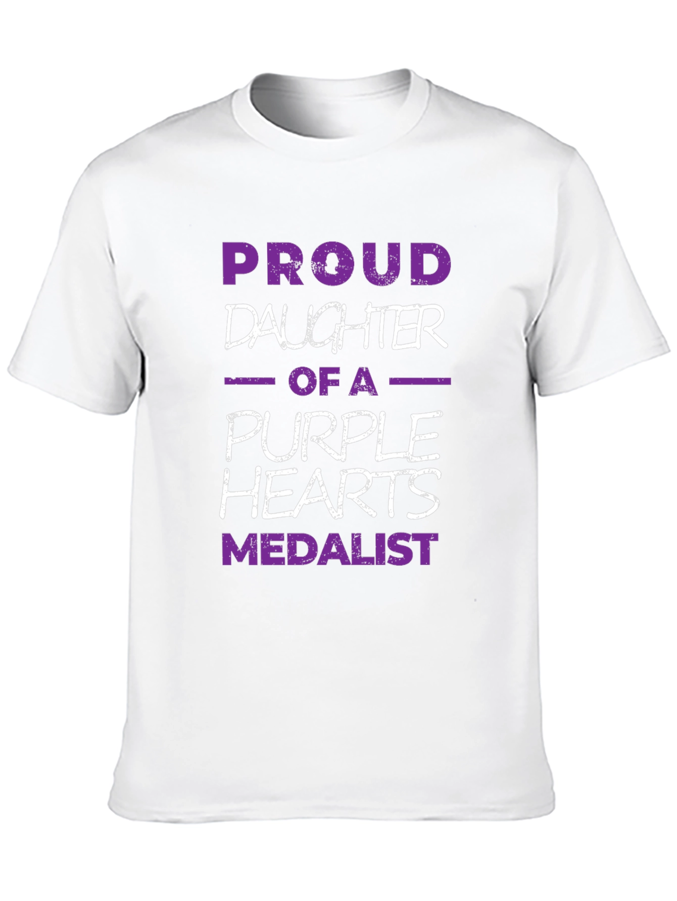 Proud Daughter Purple Heart Medalist T-Shirt