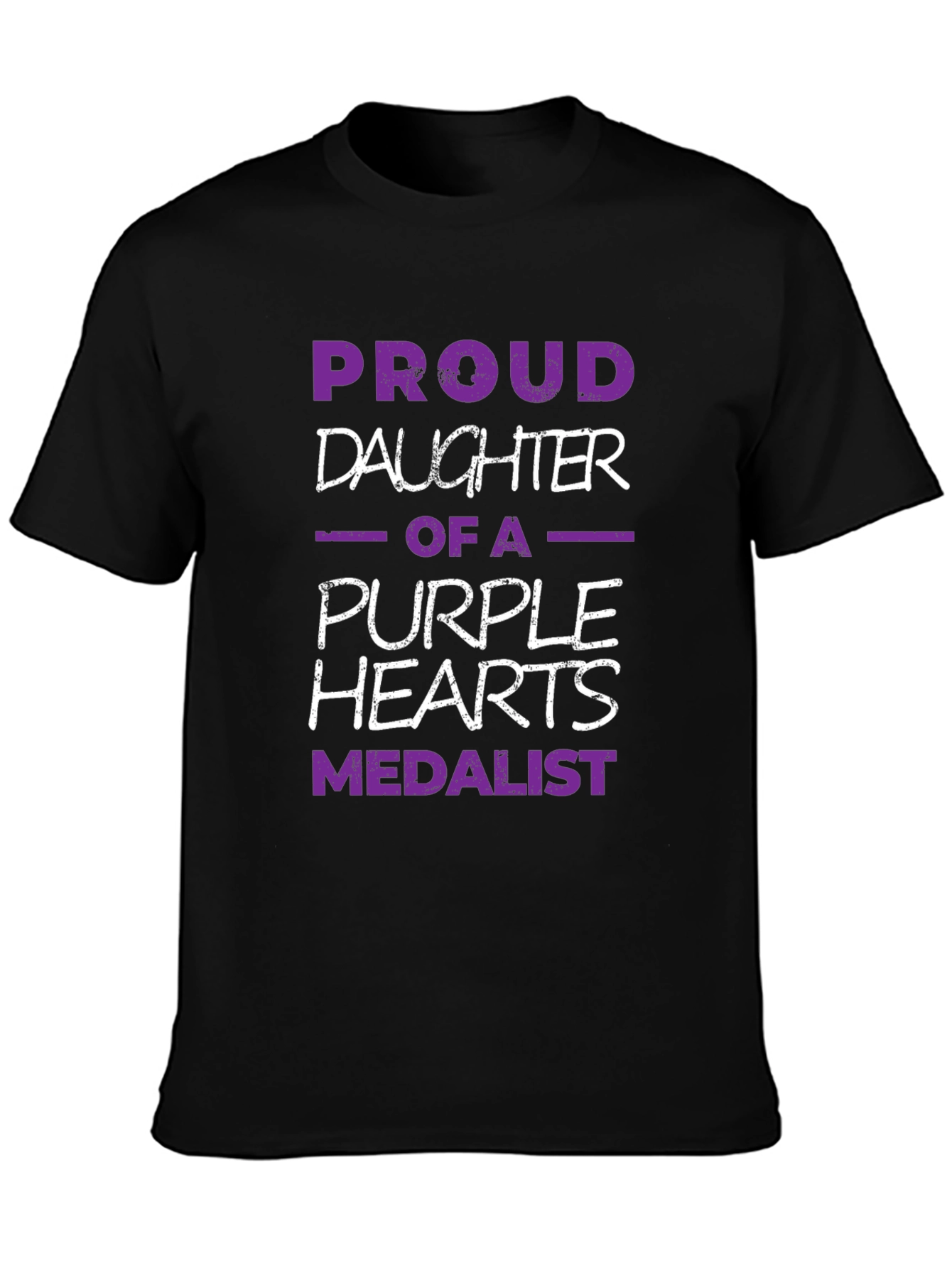 Proud Daughter Purple Heart Medalist T-Shirt