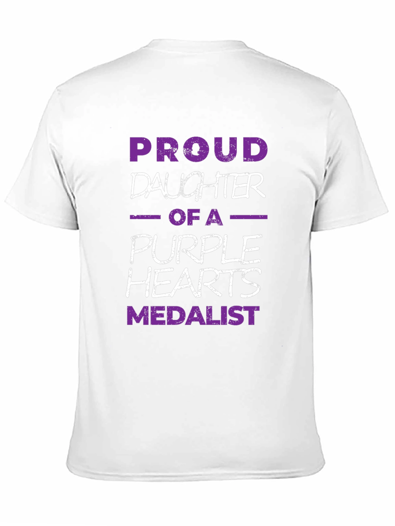 Proud Daughter Purple Heart Medalist T-Shirt