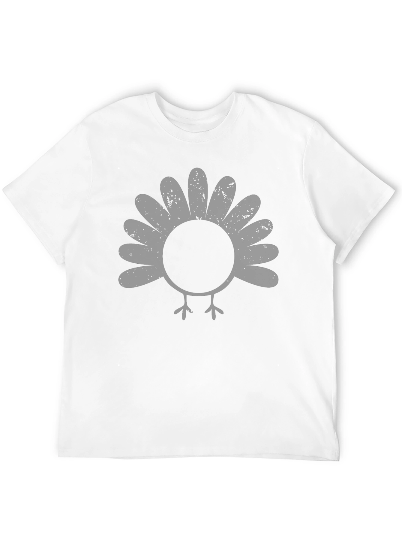 Thanksgiving Turkey Graphic Tee - Black T-Shirt