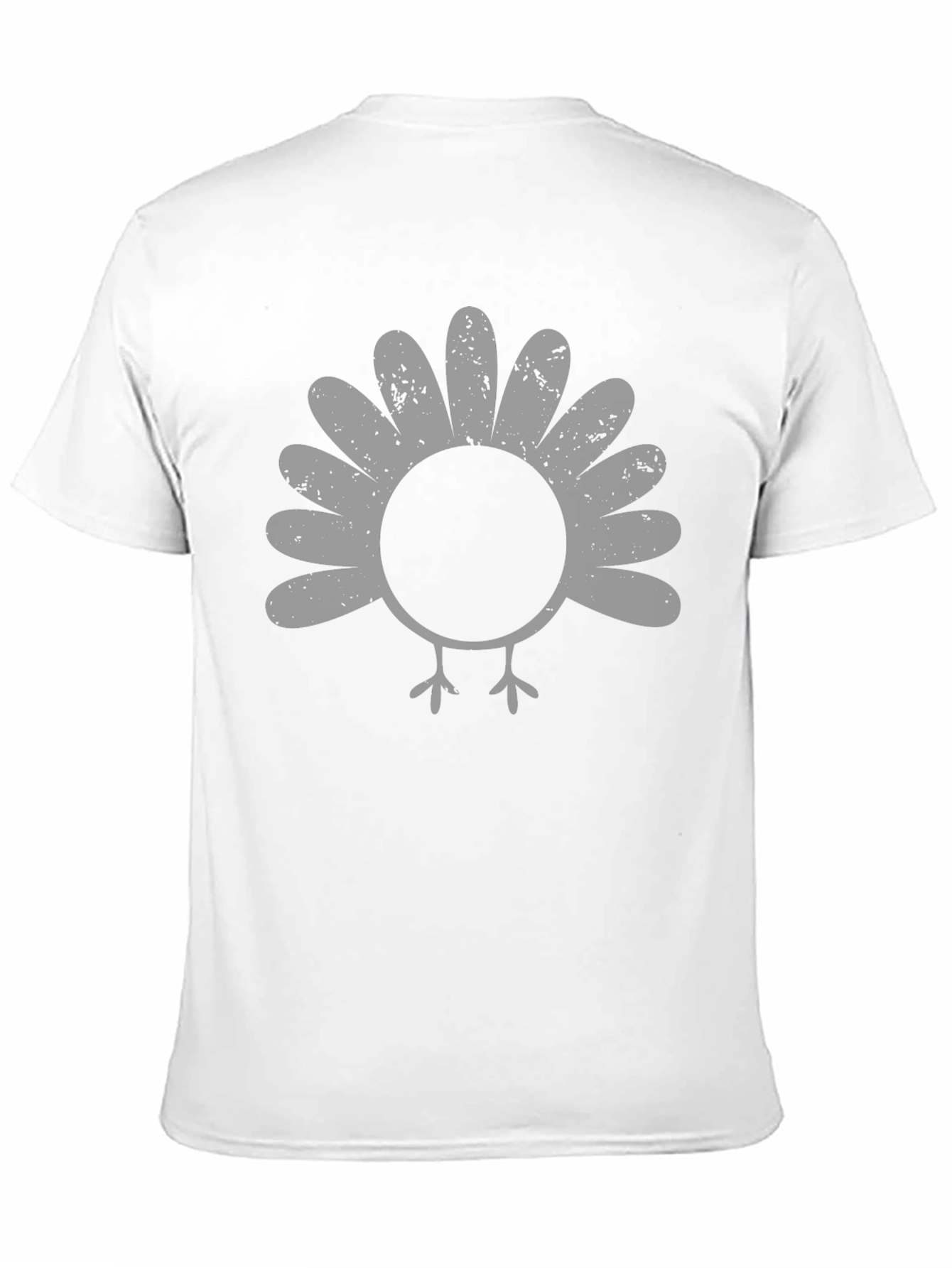 Thanksgiving Turkey Graphic Tee - Black T-Shirt