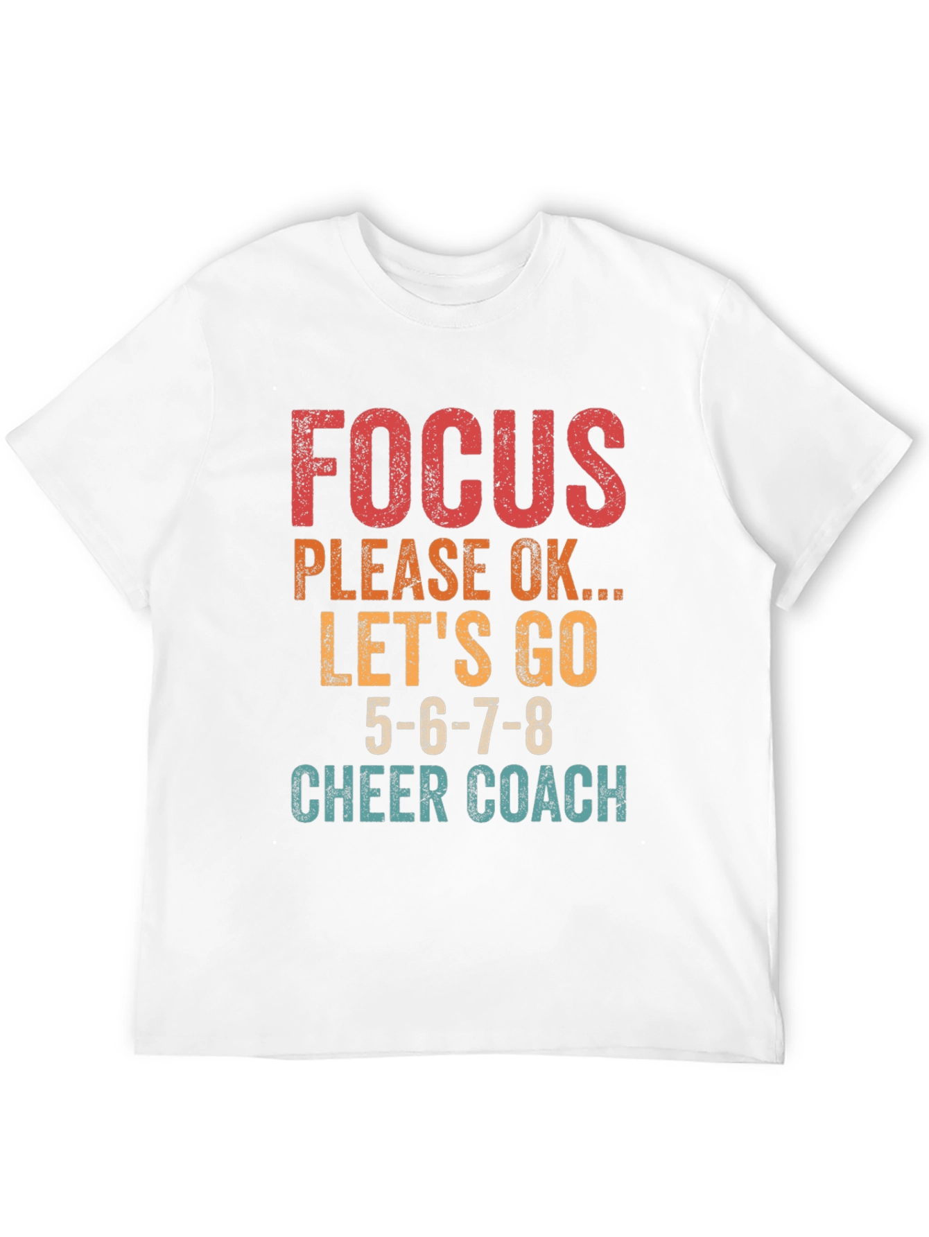 Focus Cheer Coach Graphic T-Shirt