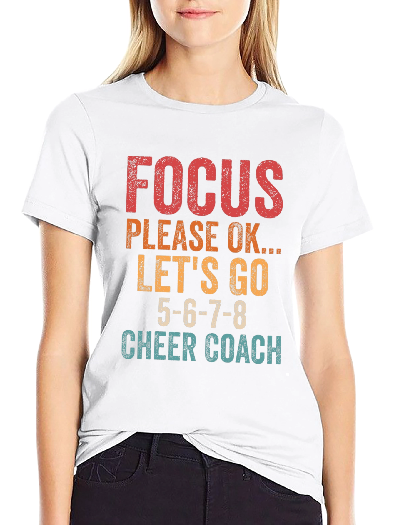 Focus Cheer Coach Graphic T-Shirt