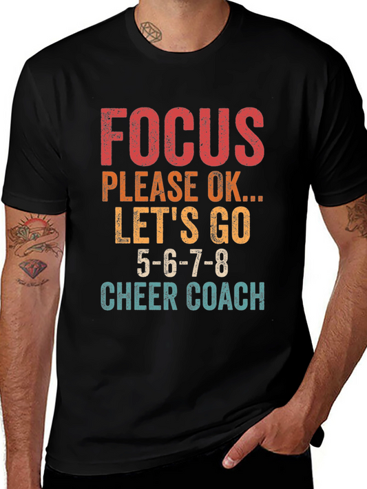 Focus Cheer Coach Graphic T-Shirt
