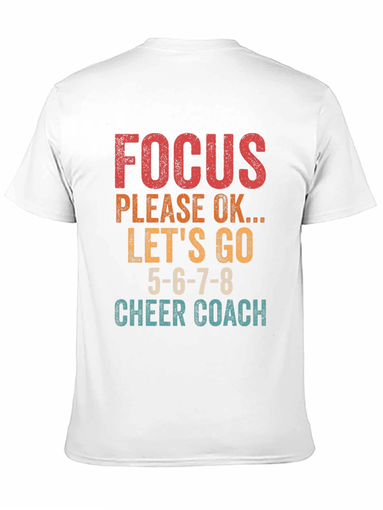 Focus Cheer Coach Graphic T-Shirt