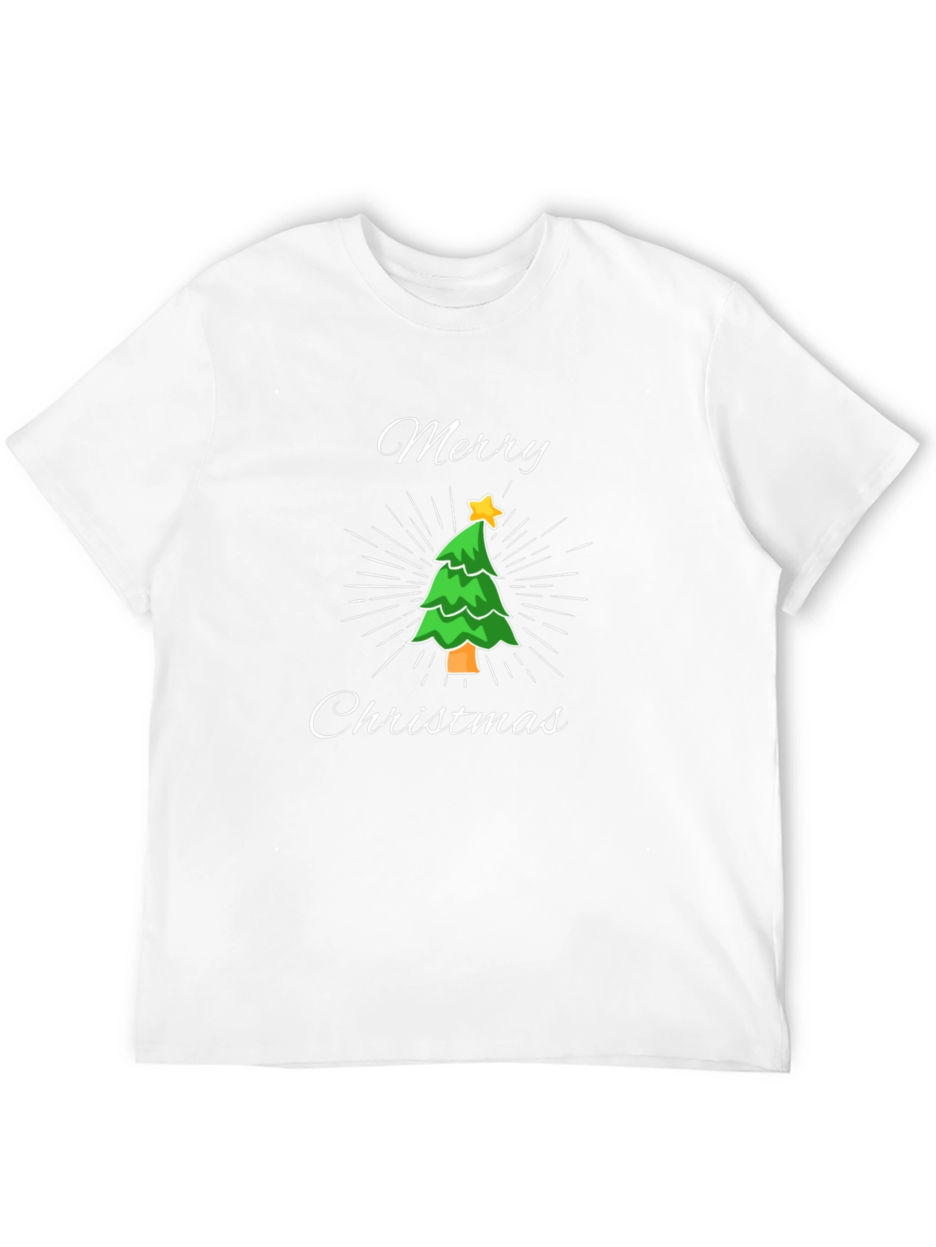 Merry Christmas Tree T-Shirt - Holiday Festive Tee