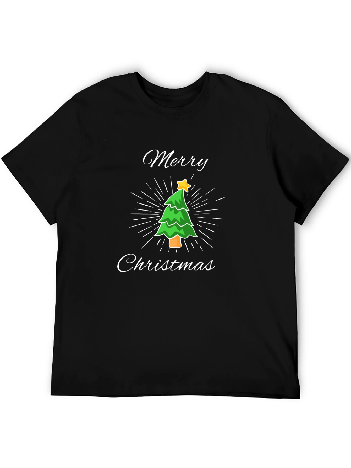 Merry Christmas Tree T-Shirt - Holiday Festive Tee
