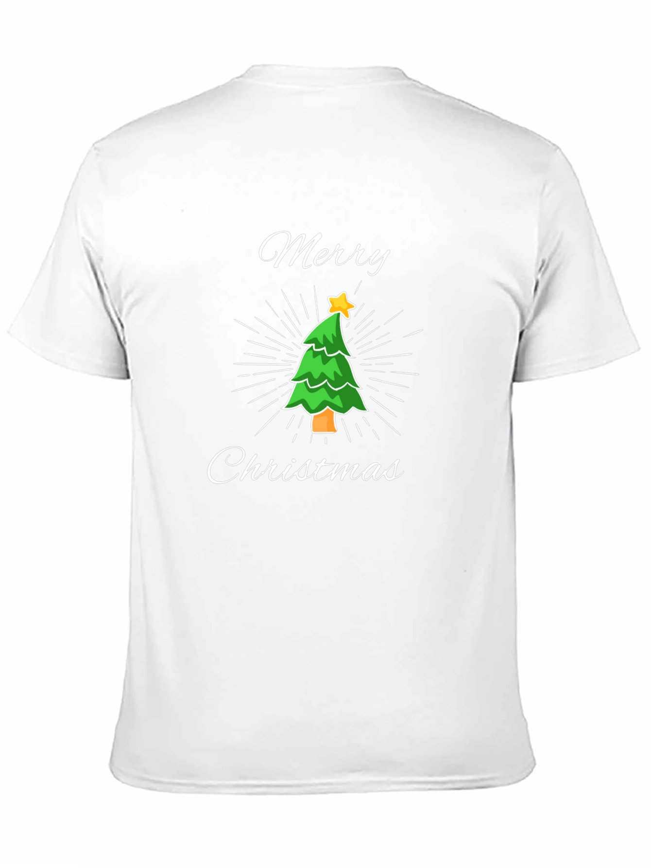 Merry Christmas Tree T-Shirt - Holiday Festive Tee