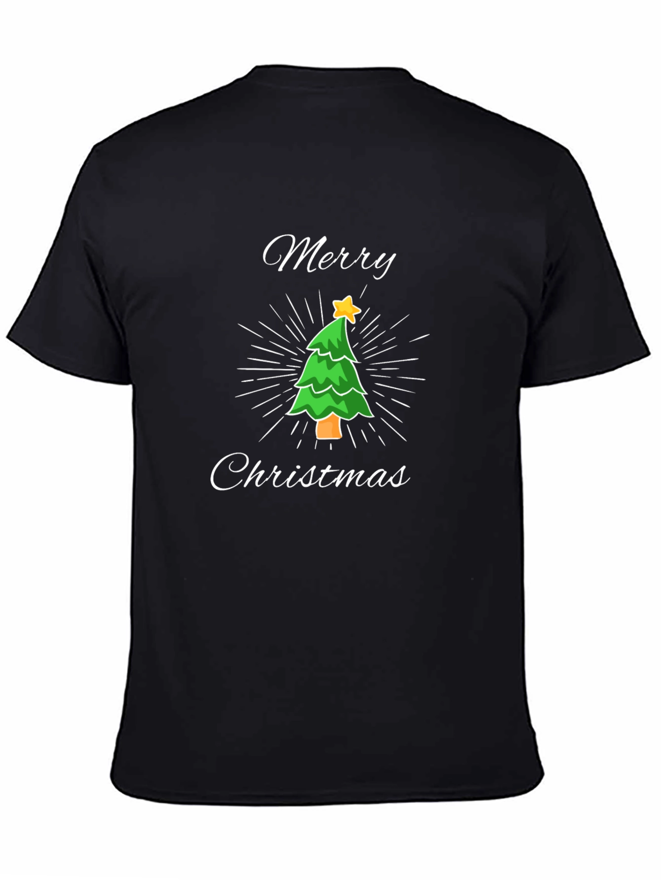 Merry Christmas Tree T-Shirt - Holiday Festive Tee