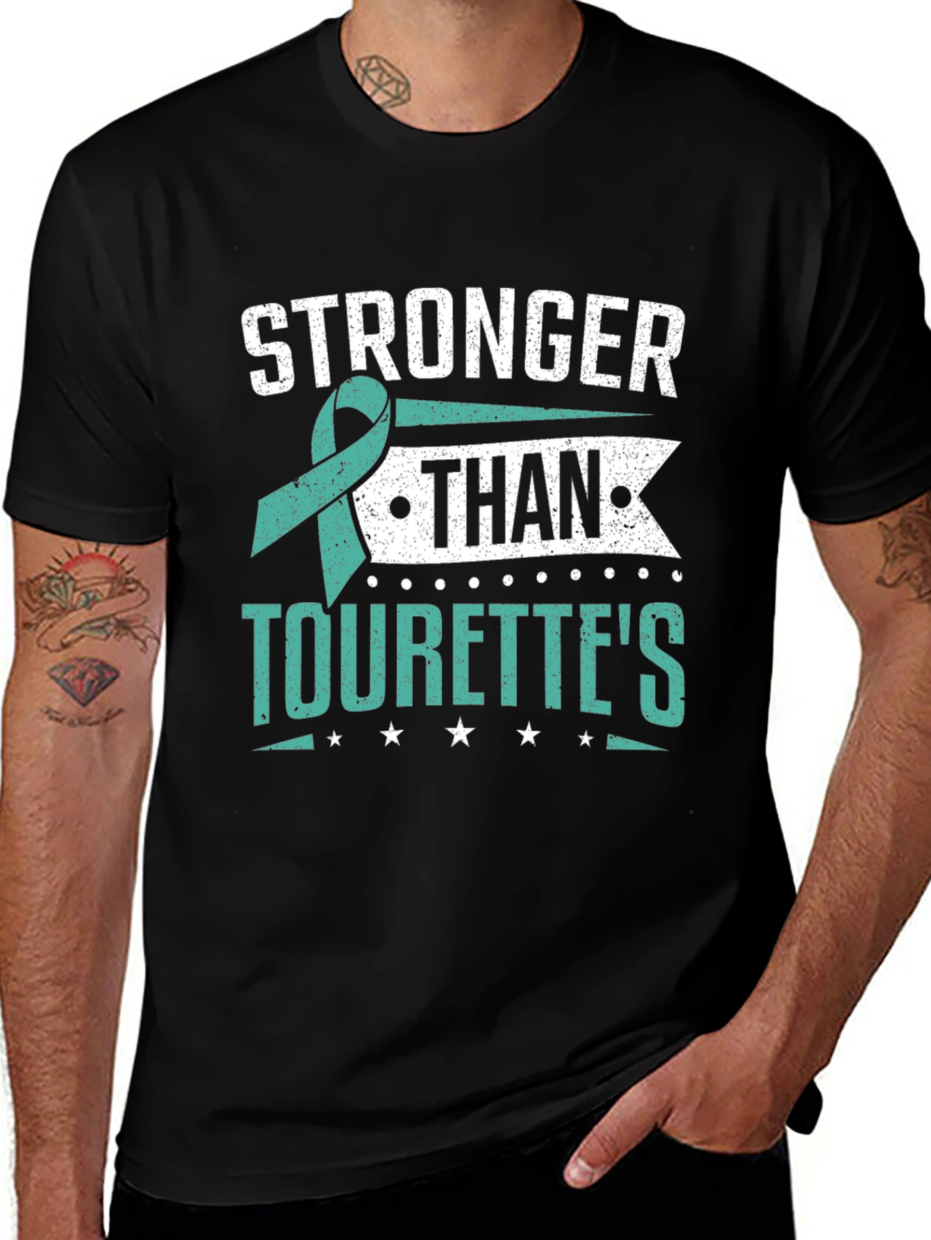 Tourettes Awareness Tee - Stronger Than Tourettes