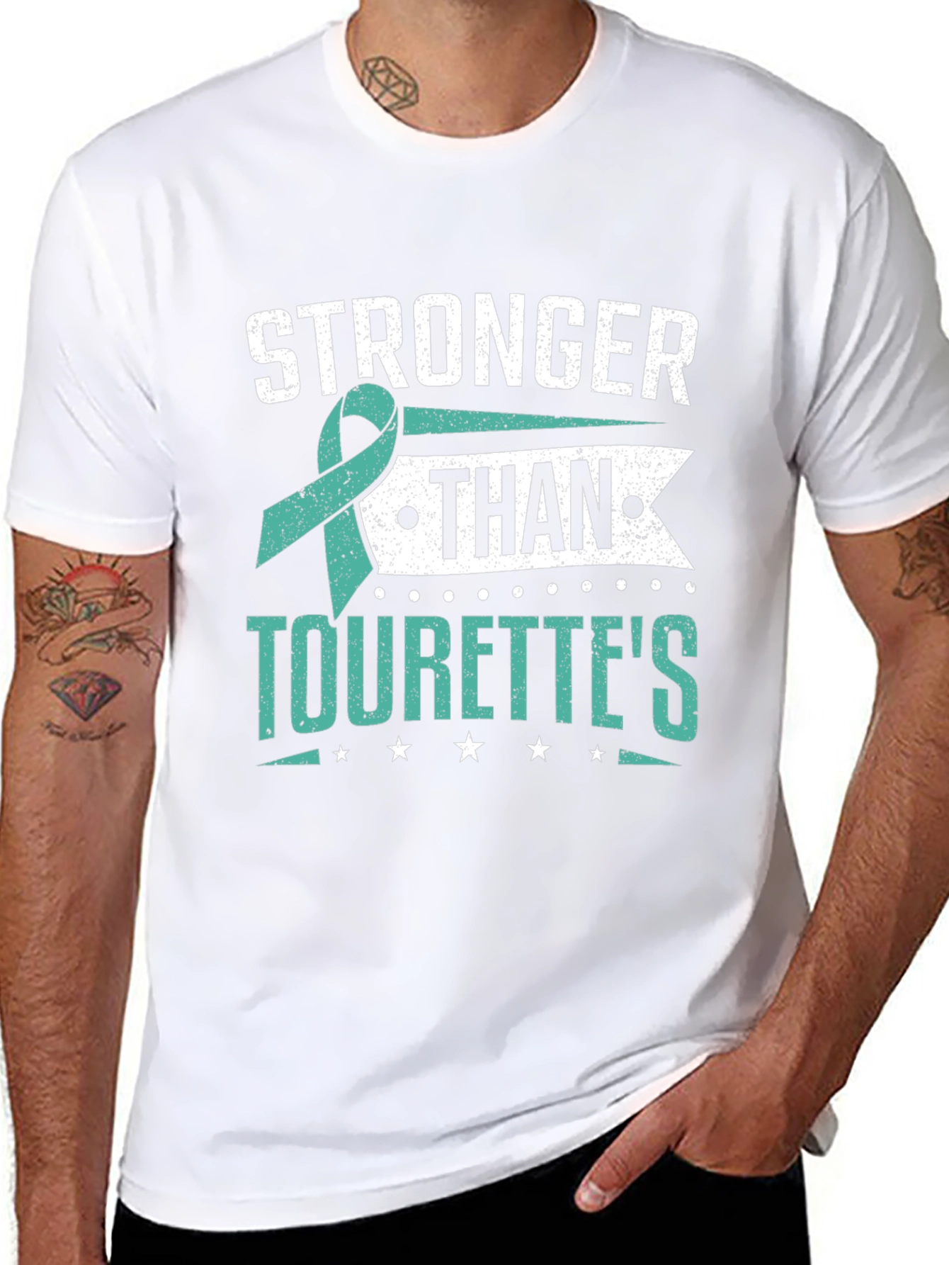 Tourettes Awareness Tee - Stronger Than Tourettes