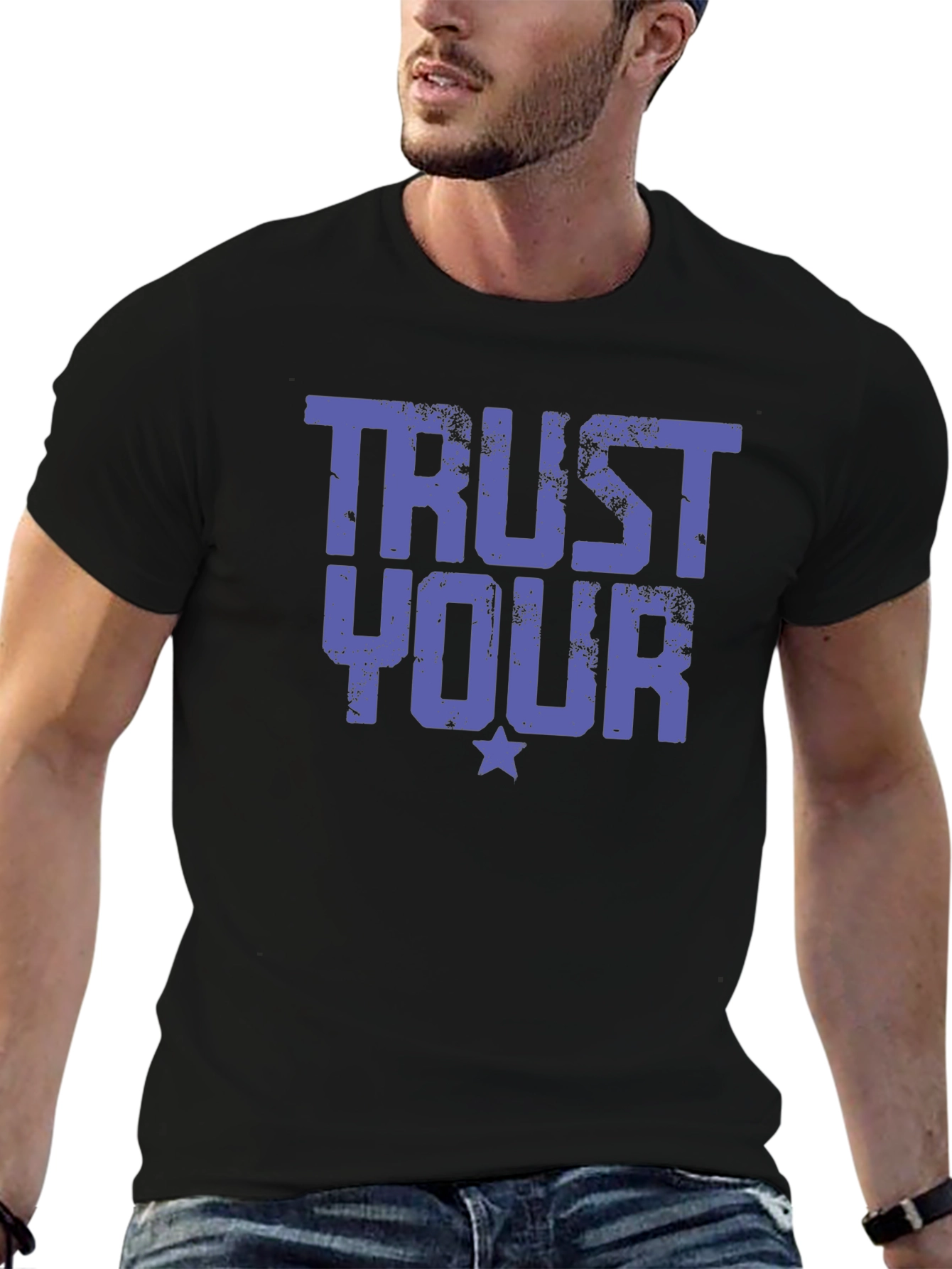 Trust Your Star Graphic Print Tee