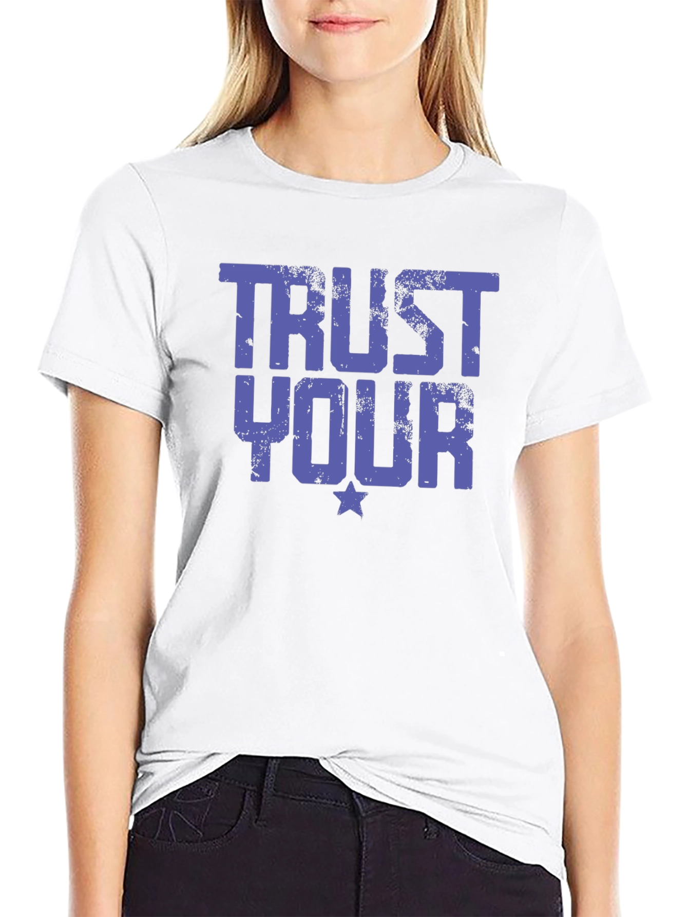 Trust Your Star Graphic Print Tee