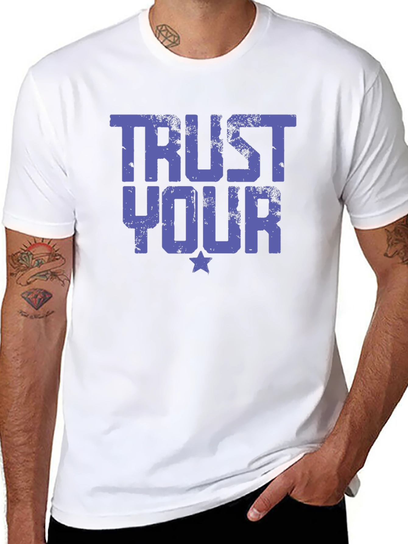Trust Your Star Graphic Print Tee