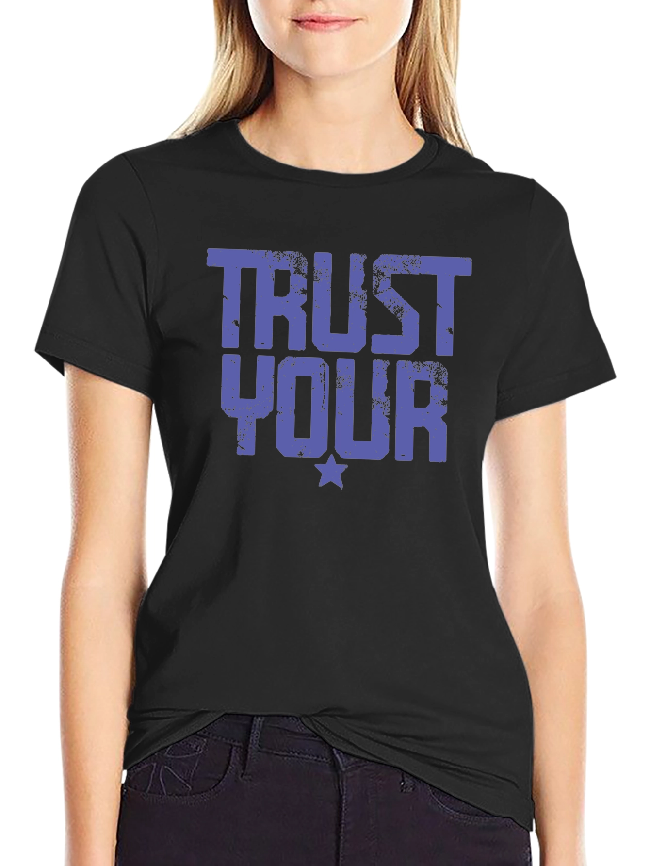 Trust Your Star Graphic Print Tee