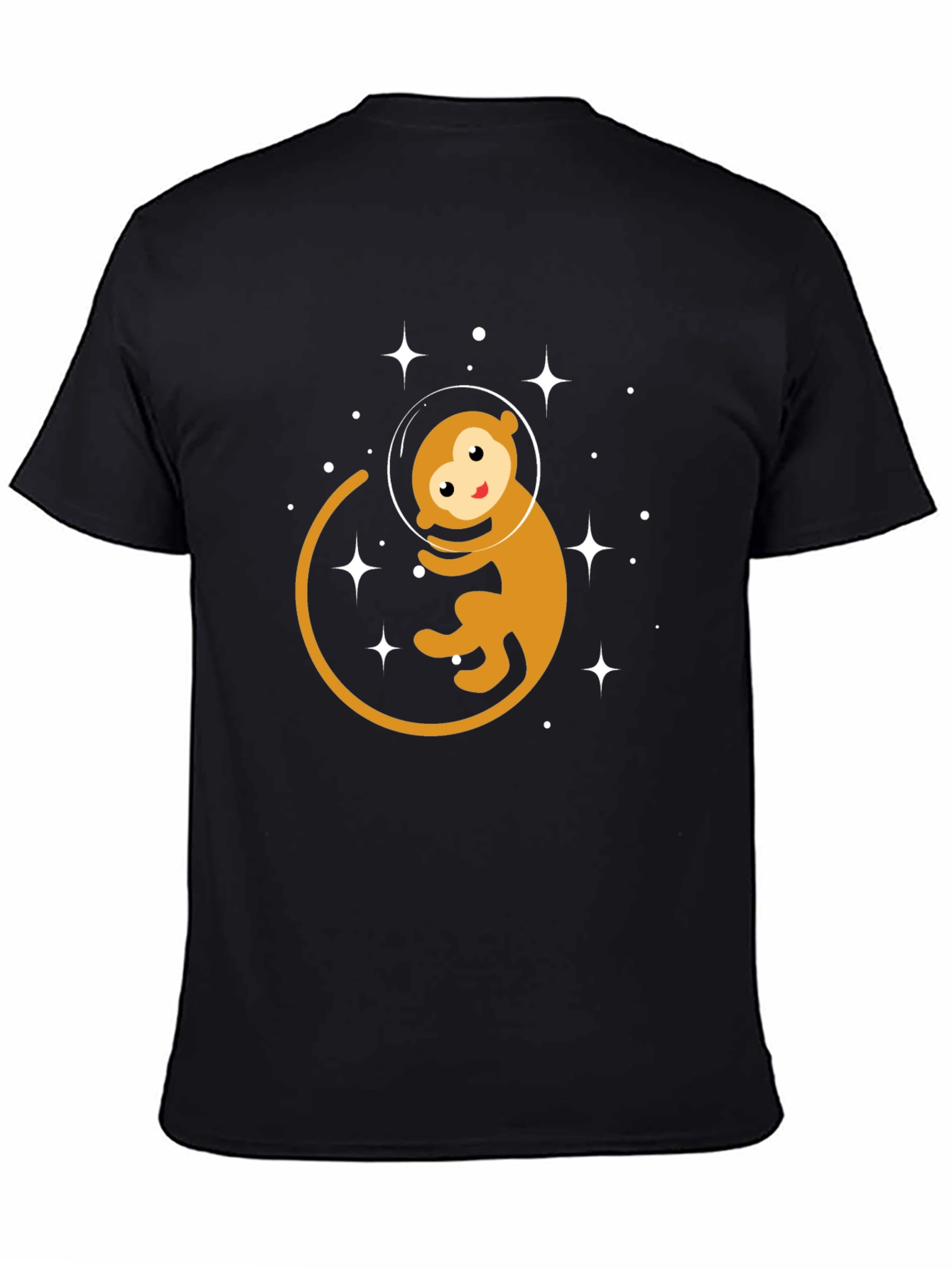 Monkey Astronaut Graphic T-Shirt