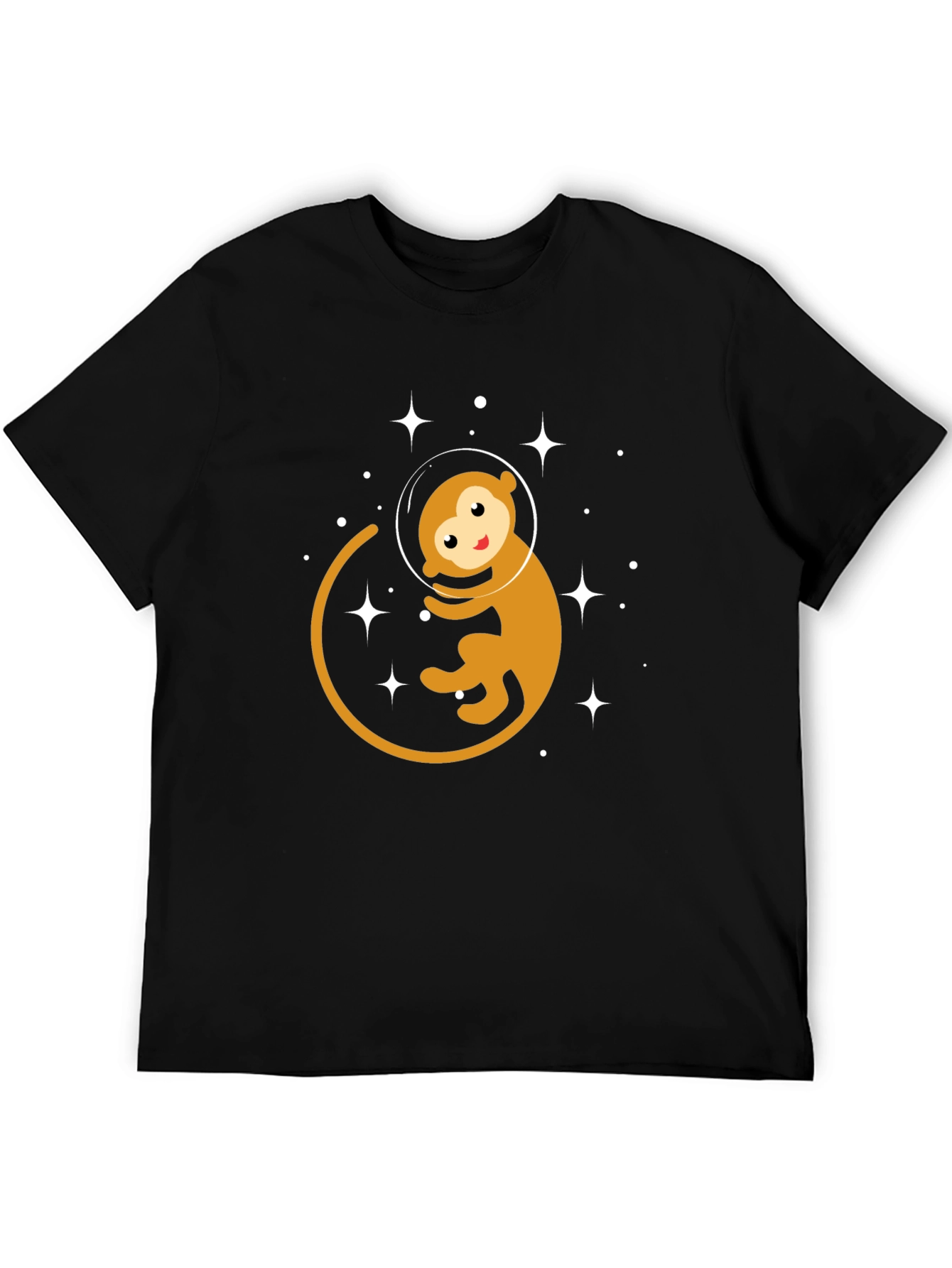 Monkey Astronaut Graphic T-Shirt