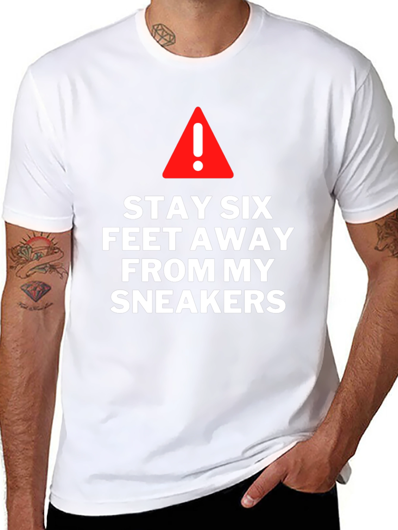 Stay Six Feet Away Graphic Tee