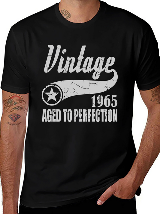 Vintage 1965 Aged to Perfection Graphic Tee