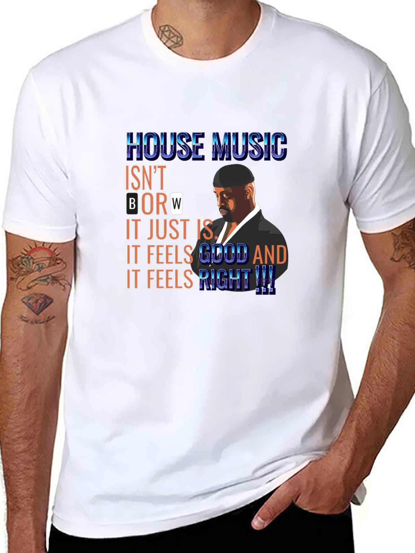 House Music Feels Right T-Shirt