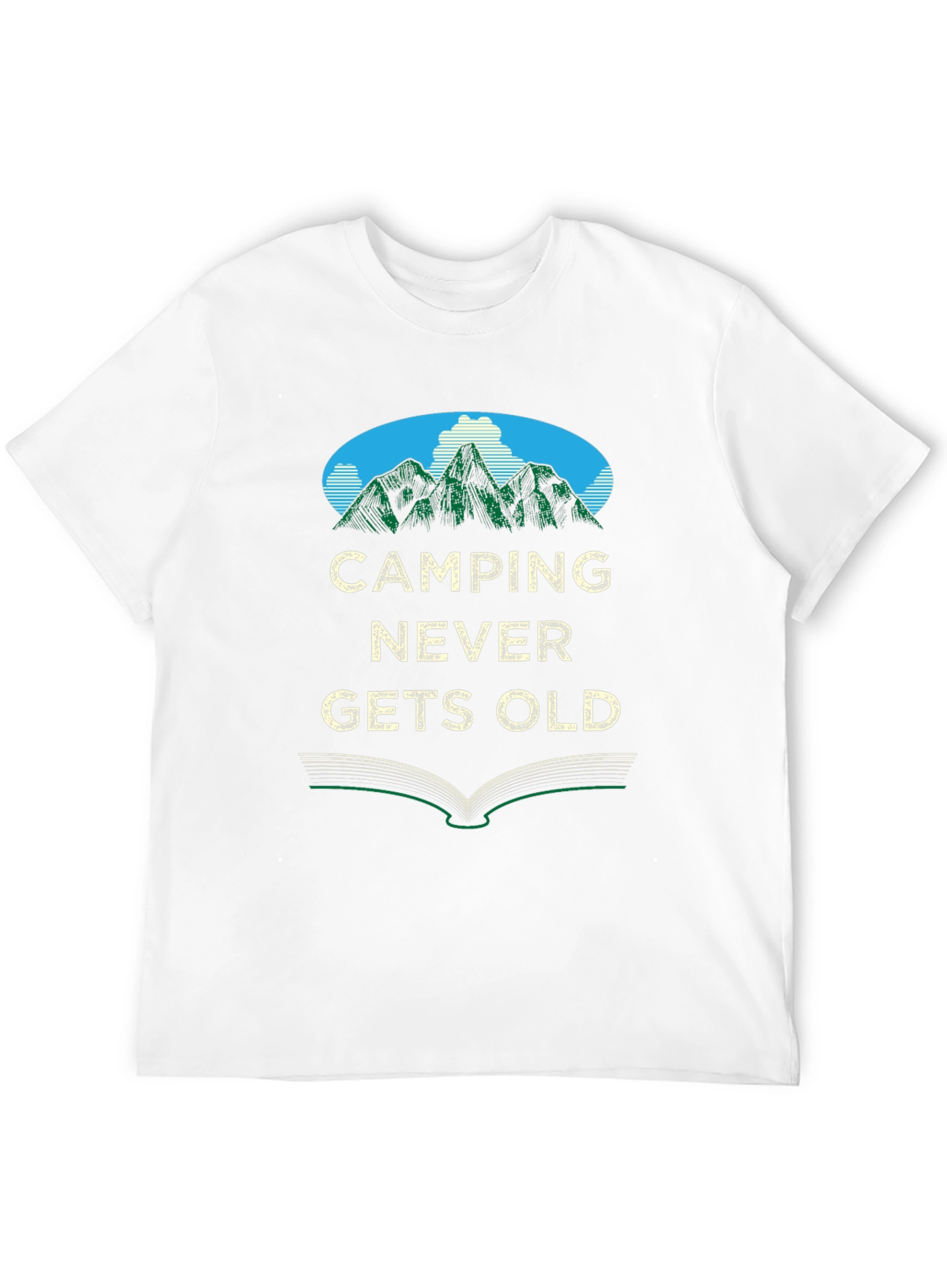 Camping Never Gets Old Graphic Tee