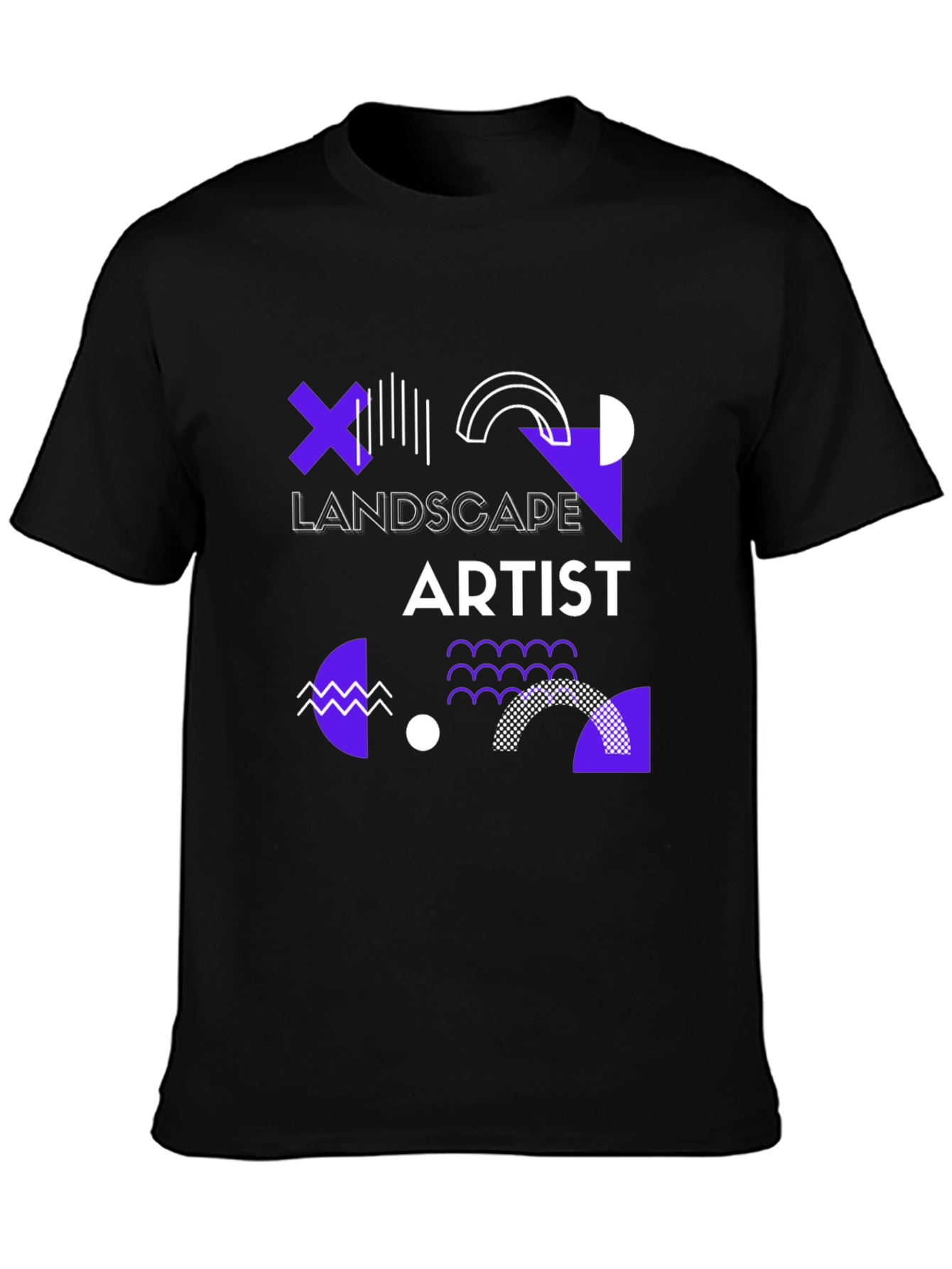 Landscape Artist Graphic Tee - Modern Design
