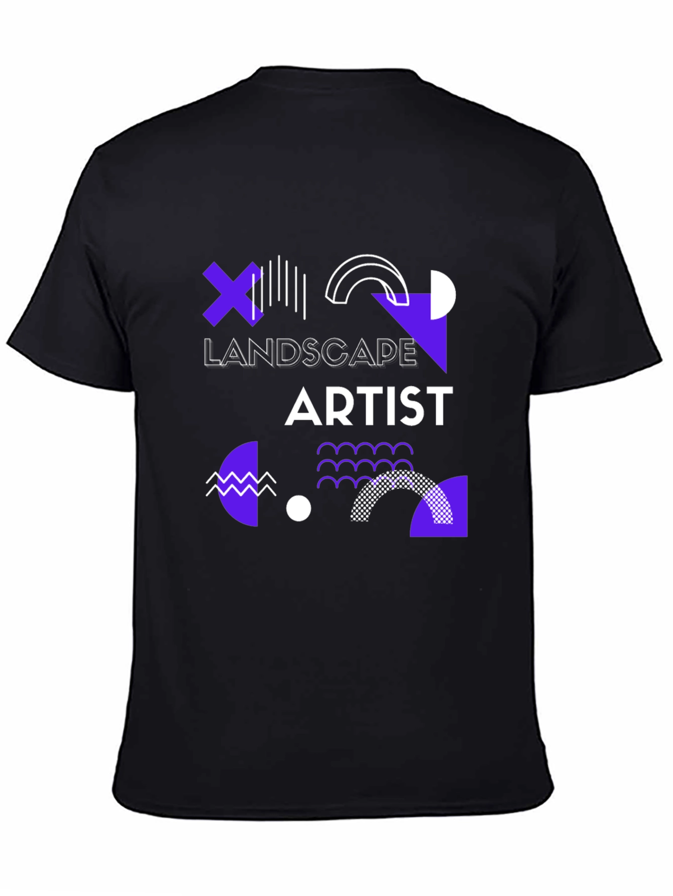 Landscape Artist Graphic Tee - Modern Design