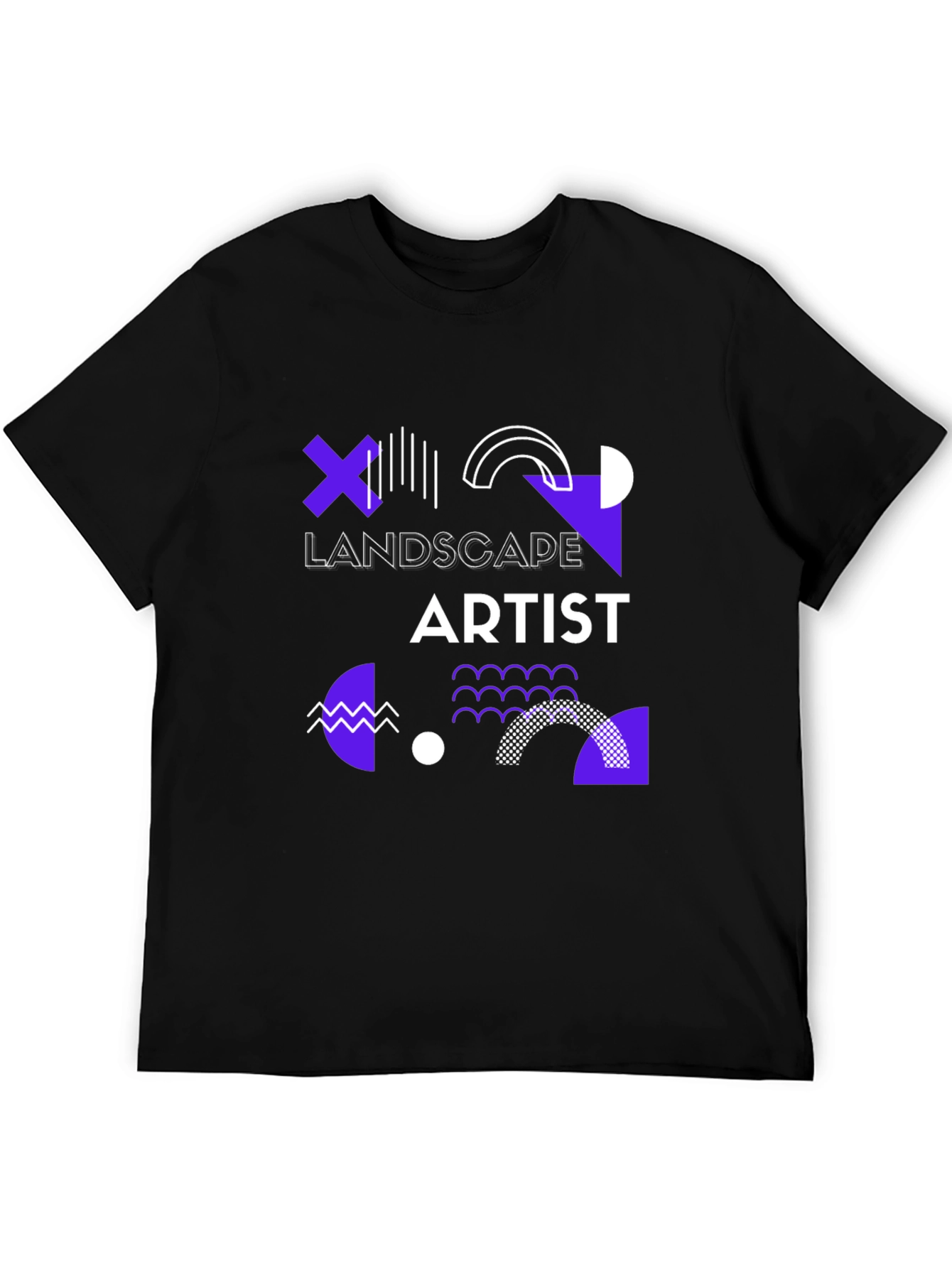 Landscape Artist Graphic Tee - Modern Design